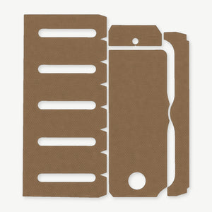 Light Wrap Kit for Modlite PL-350 (PLHv2, v3/OKW v2) - die-cut Cordura 1000D kit pieces in Coyote - Combat Textiles