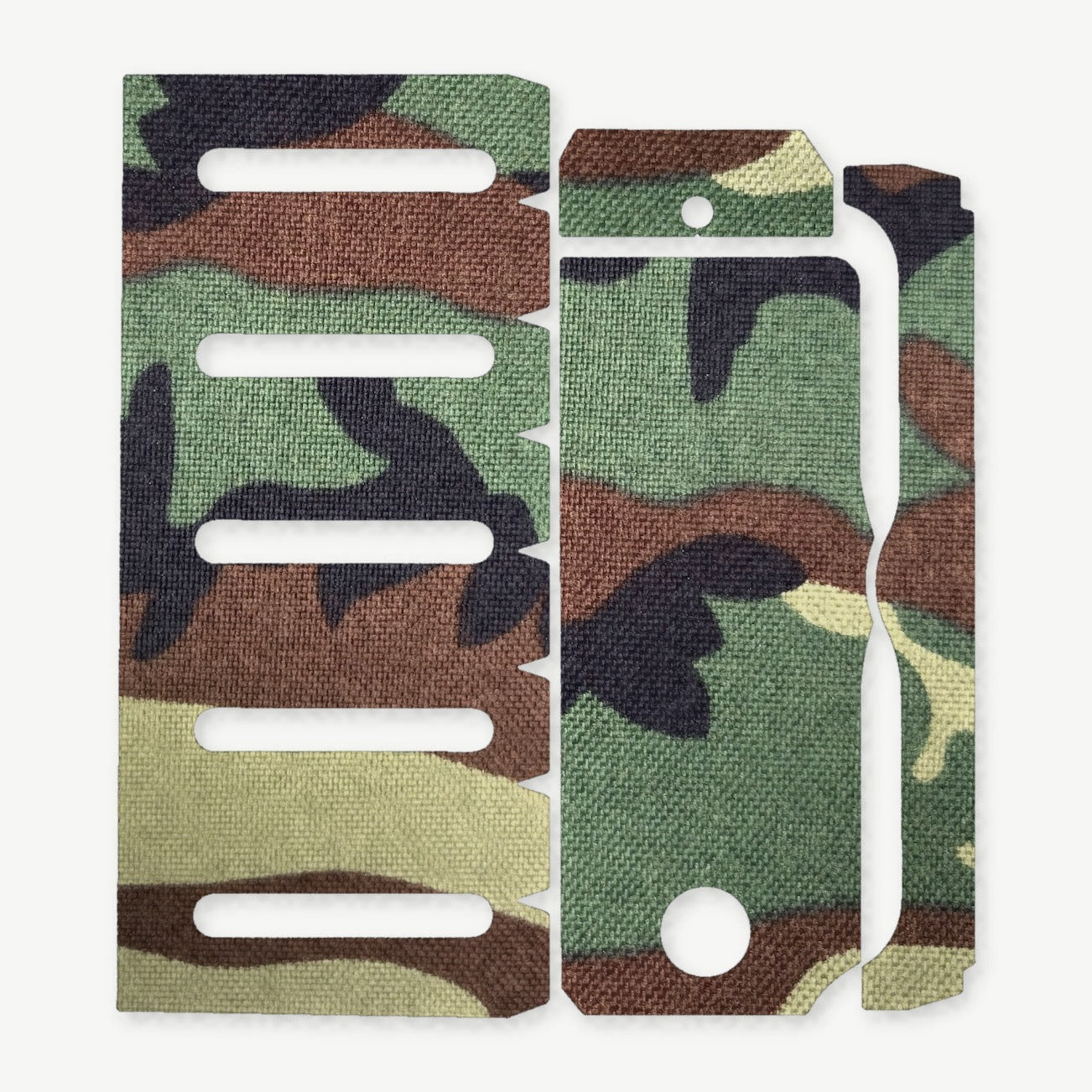 Light Wrap Kit for Modlite PL-350 (PLHv2, v3/OKW v2) - die-cut Cordura 1000D kit pieces in M81 Woodland - Combat Textiles