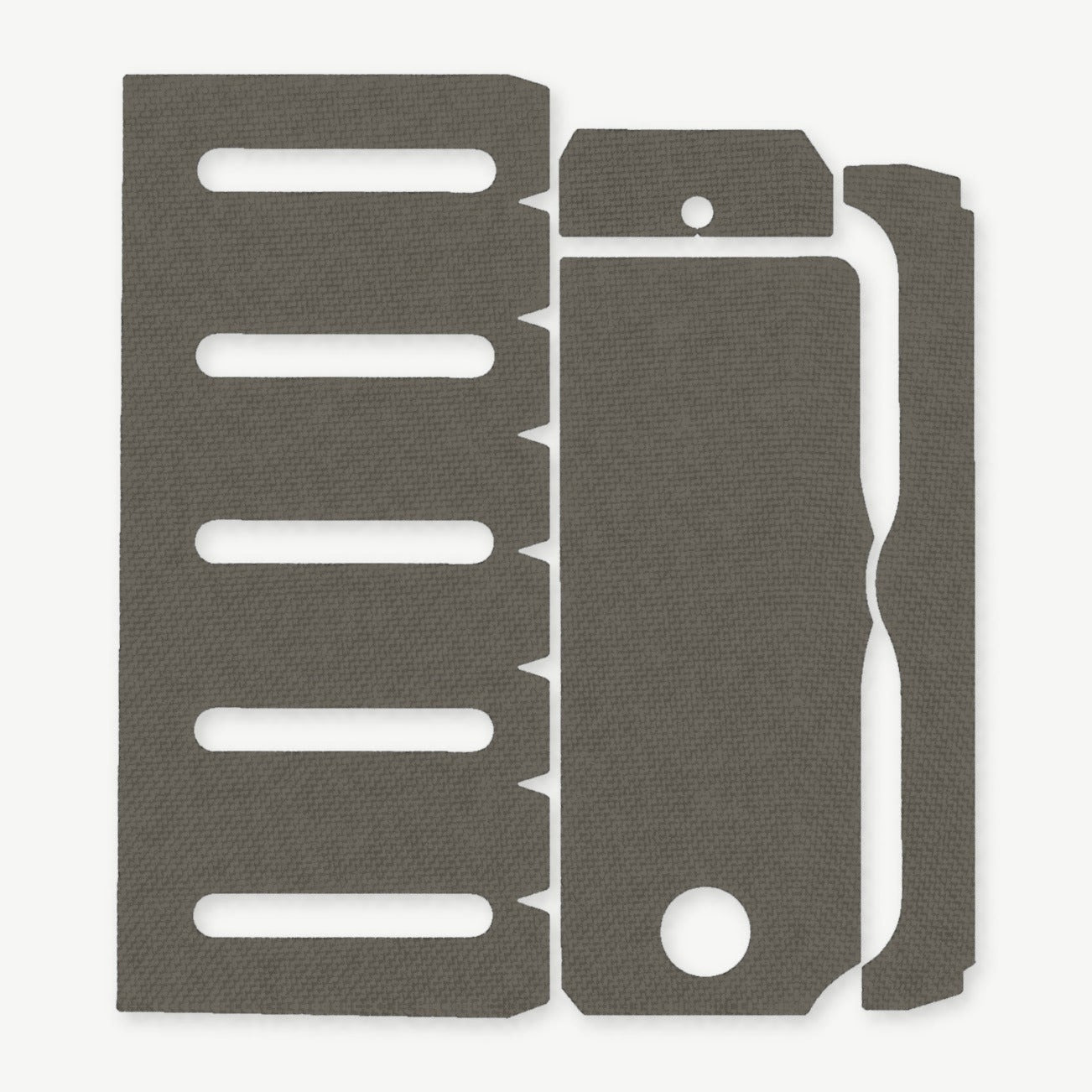 Light Wrap Kit for Modlite PL-350 (PLHv2, v3/OKW v2) - die-cut Cordura 1000D kit pieces in Ranger Green - Combat Textiles