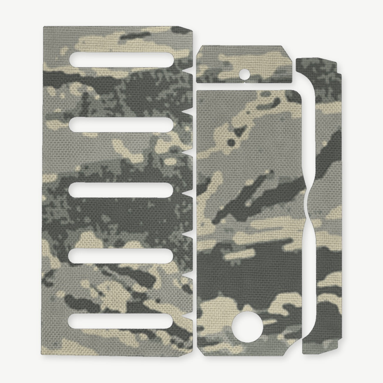 Light Wrap Kit for Modlite PL-350 (PLHv2, v3/OKW v2) - die-cut Cordura 1000D kit pieces in Tiger Stripe (ABU) - Combat Textiles