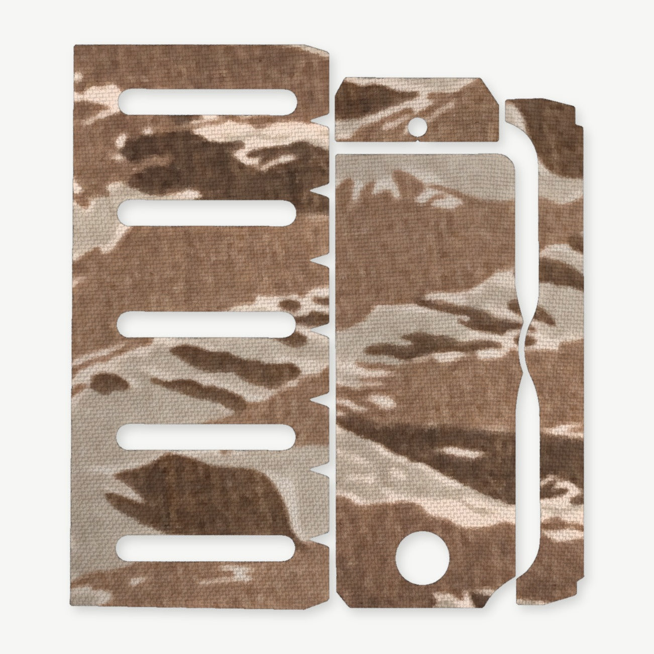 Light Wrap Kit for Modlite PL-350 (PLHv2, v3/OKW v2) - die-cut Cordura 1000D kit pieces in Tiger Stripe (Desert) - Combat Textiles