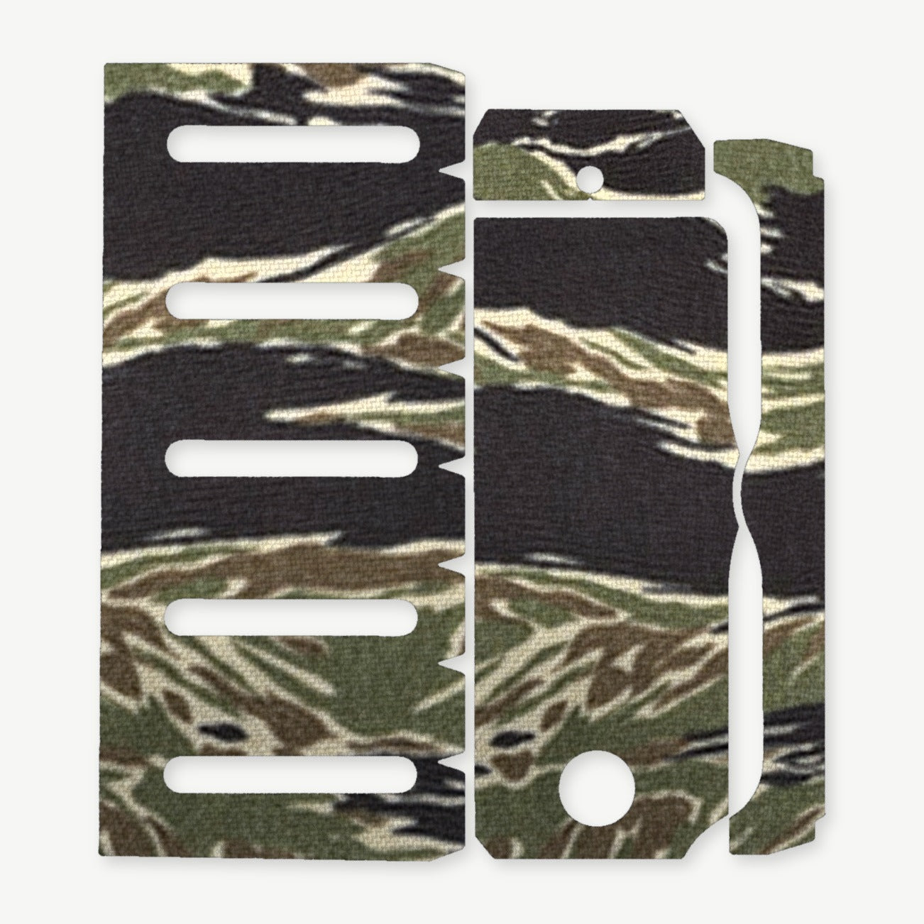 Light Wrap Kit for Modlite PL-350 (PLHv2, v3/OKW v2) - die-cut Cordura 1000D kit pieces in Tiger Stripe (Green/Black) - Combat Textiles