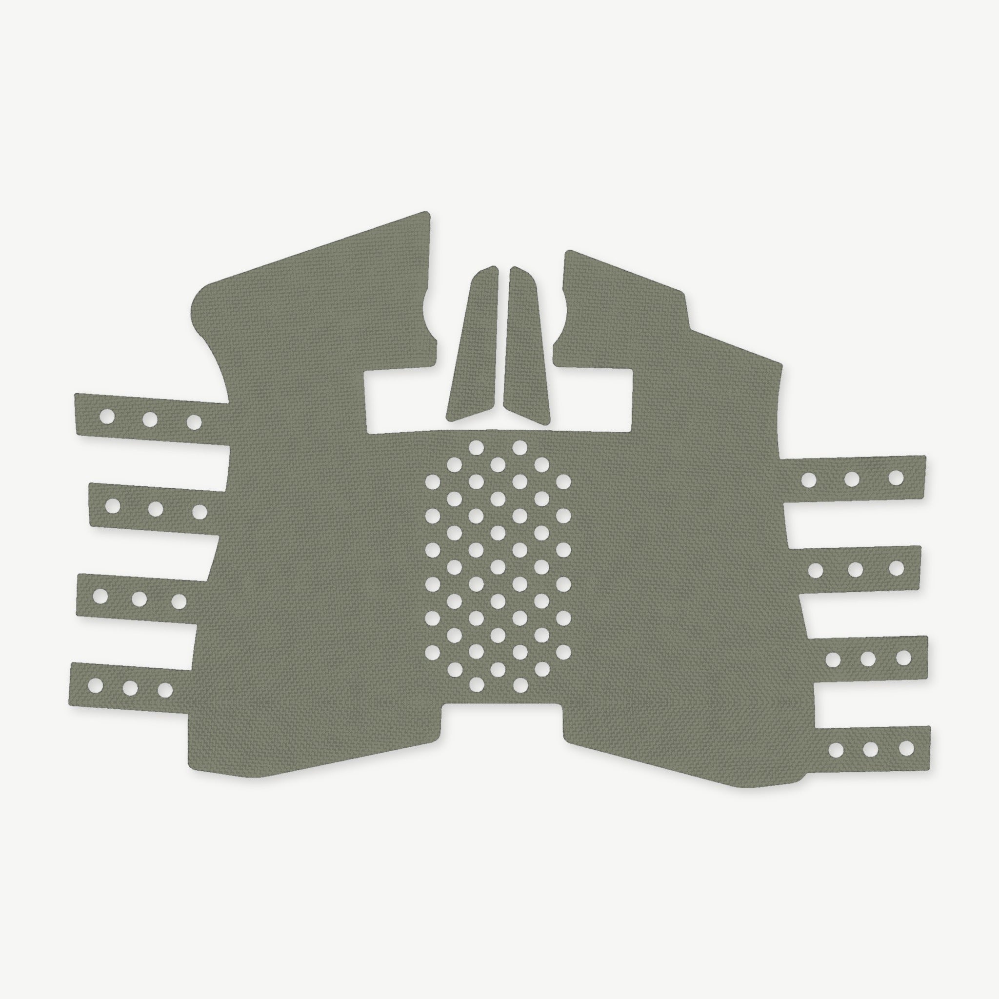 Grip Kit for Shadow Systems CR920XP / CR920X - die-cut Cordura 1000D kit pieces in OD Green - Combat Textiles
