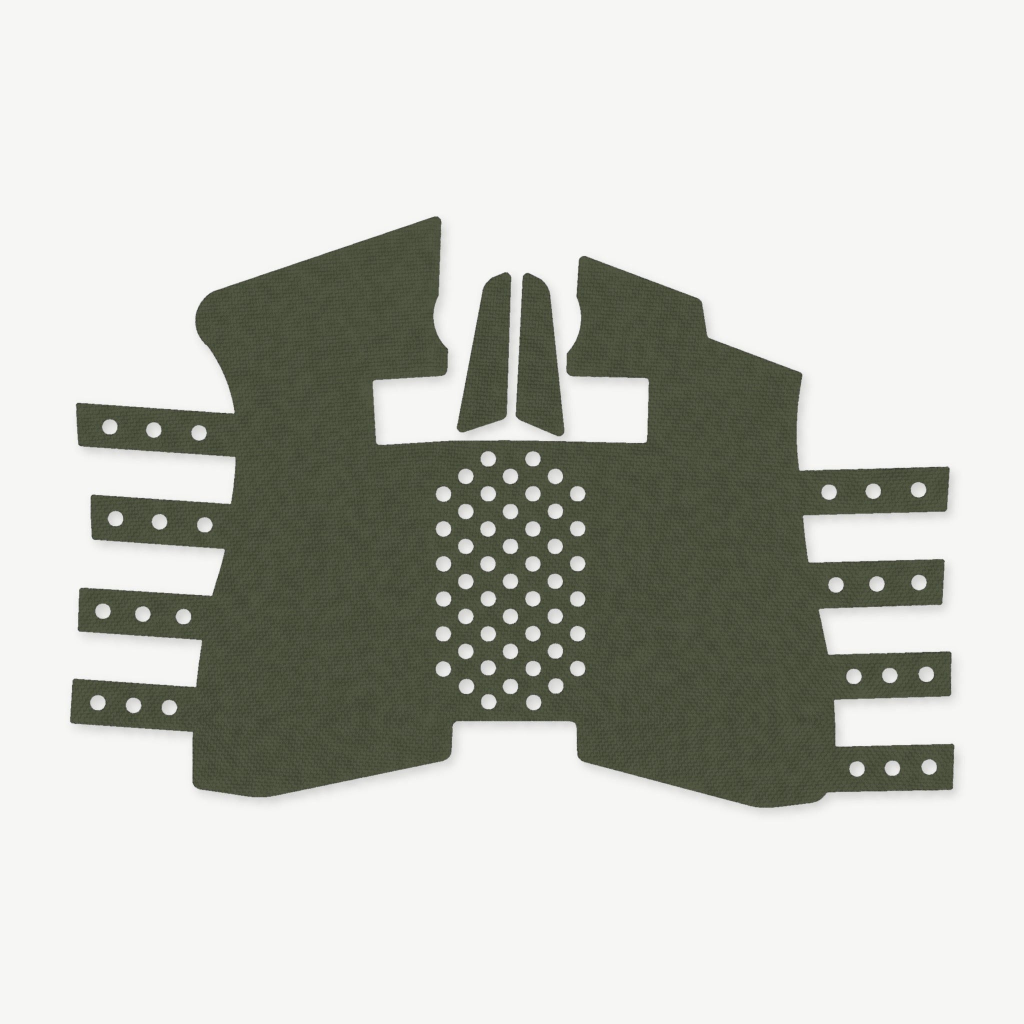 Grip Kit for Shadow Systems CR920XP / CR920X - die-cut Cordura 1000D kit pieces in OD Green - Combat Textiles