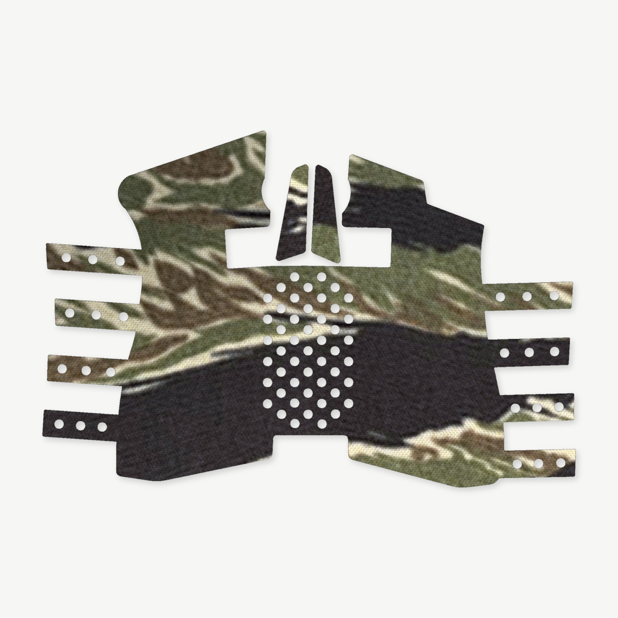 Grip Kit for Shadow Systems CR920XP / CR920X - die-cut Cordura 1000D kit pieces in Tiger Stripe (Green/Black) - Combat Textiles