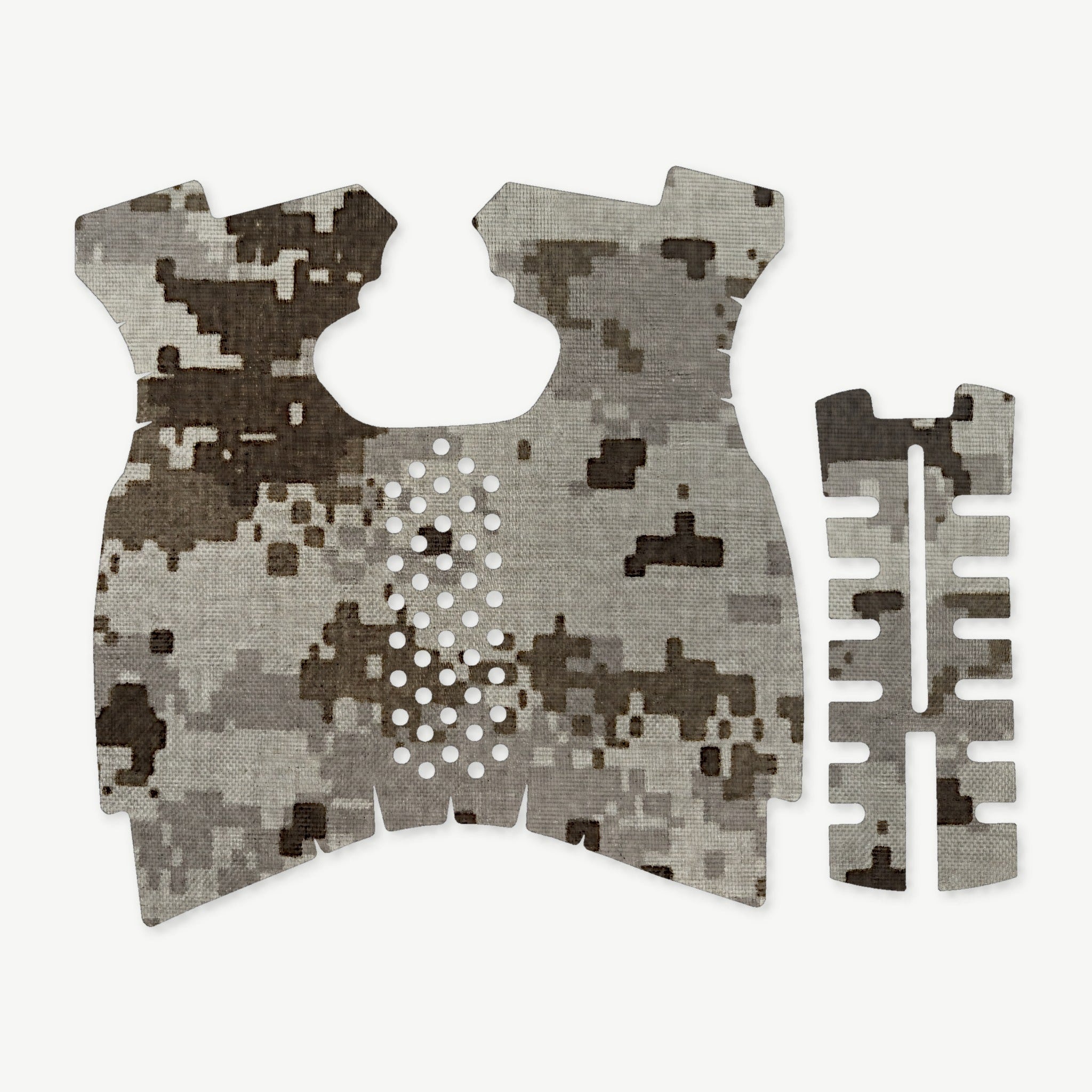 Grip Kit for Springfield XDM 9mm/.40 S&W (Full Size) - die-cut Cordura 1000D kit pieces in ACU (Desert) - Combat Textiles