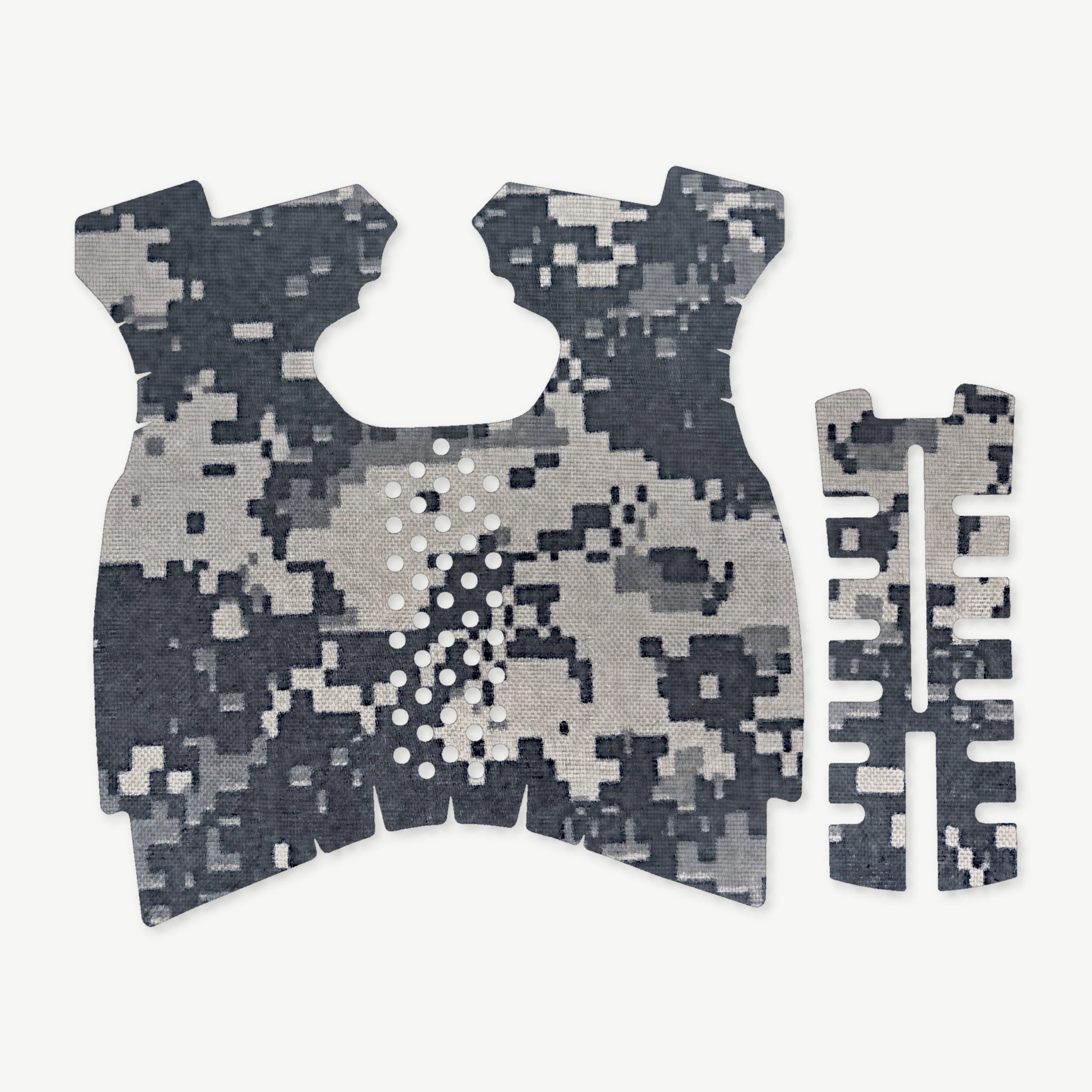 Grip Kit for Springfield XDM 9mm/.40 S&W (Full Size) - die-cut Cordura 1000D kit pieces in ACU - Combat Textiles