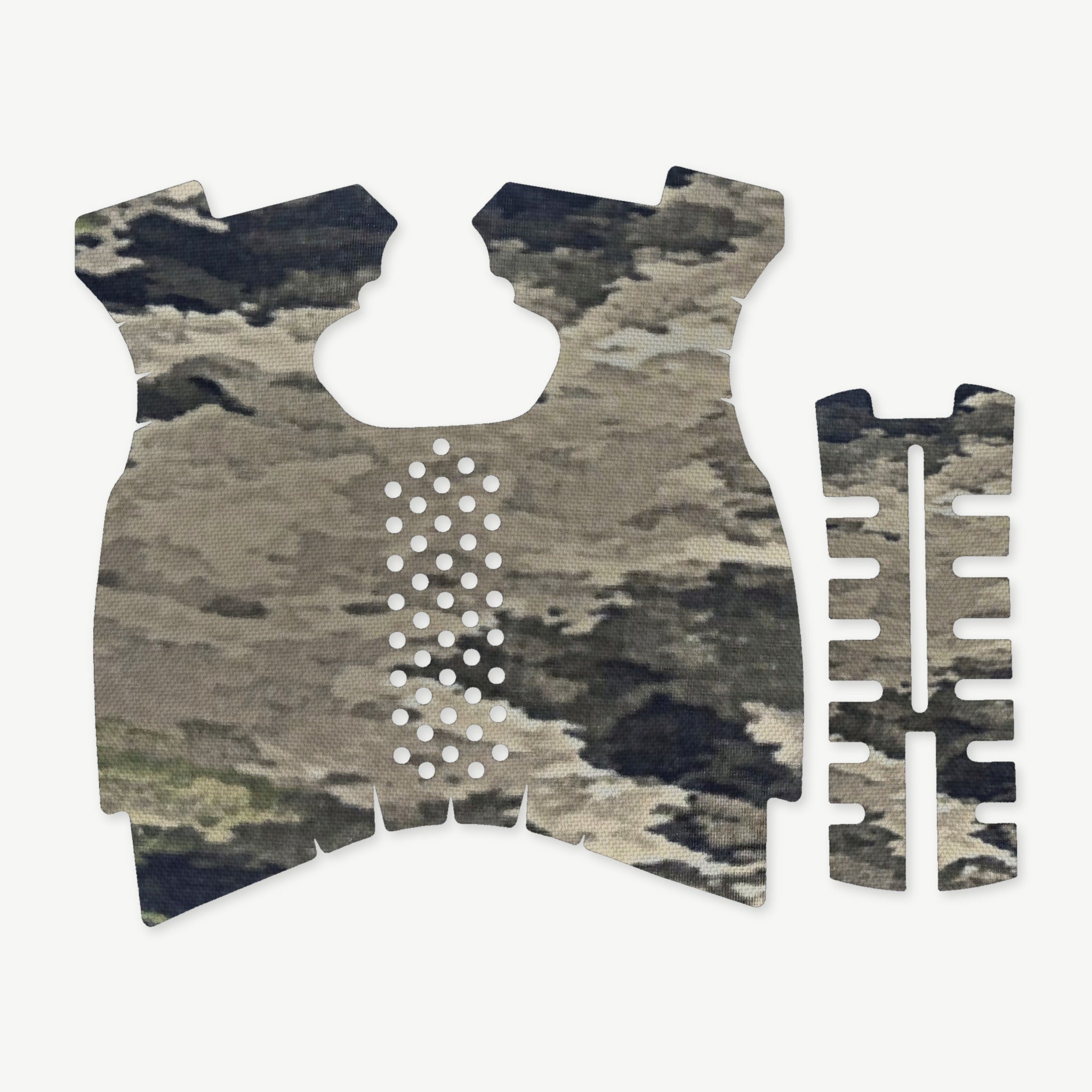 Grip Kit for Springfield XDM 9mm/.40 S&W (Full Size) - die-cut Cordura 1000D kit pieces in A-TACS iX - Combat Textiles