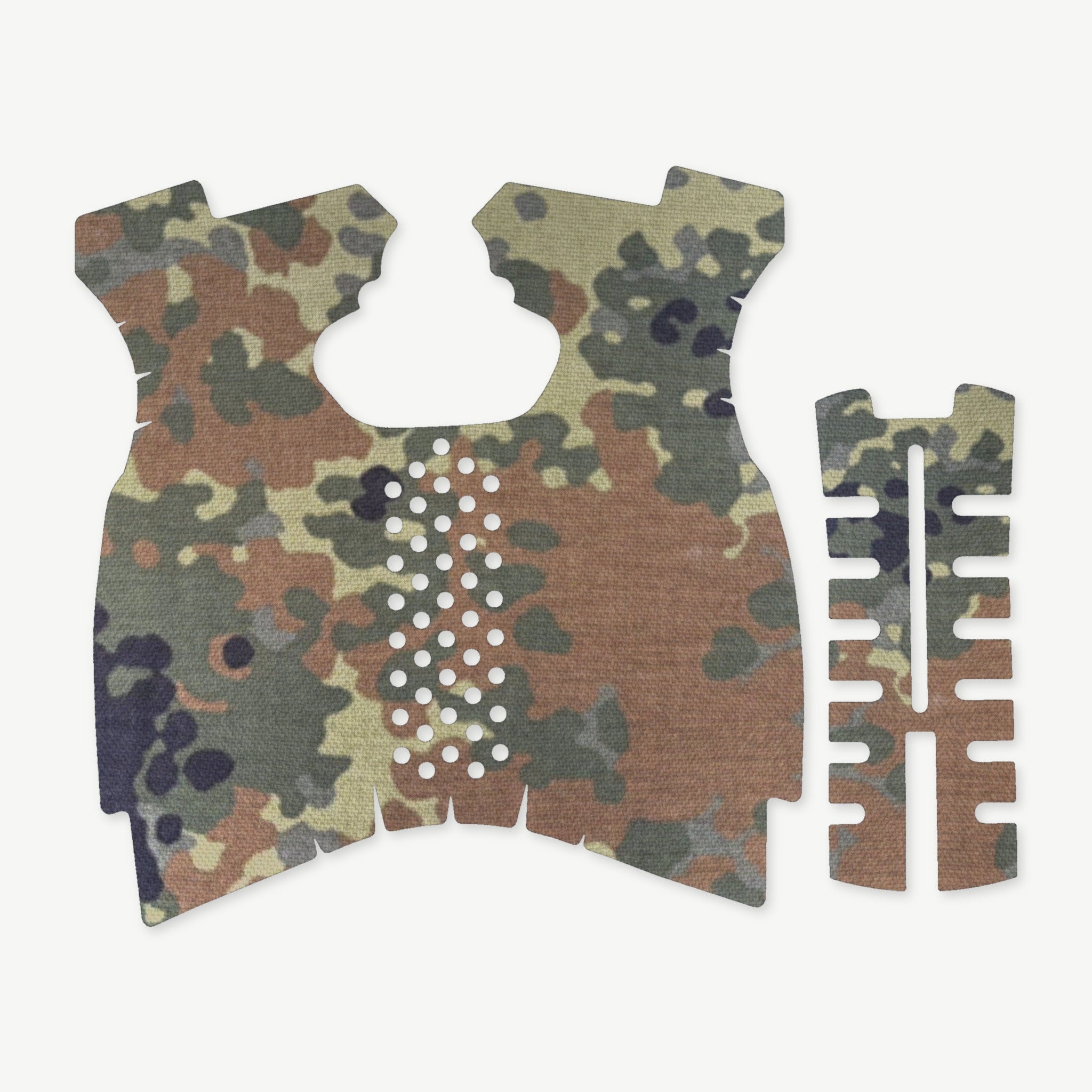 Grip Kit for Springfield XDM 9mm/.40 S&W (Full Size) - die-cut Cordura 1000D kit pieces in Flecktarn - Combat Textiles