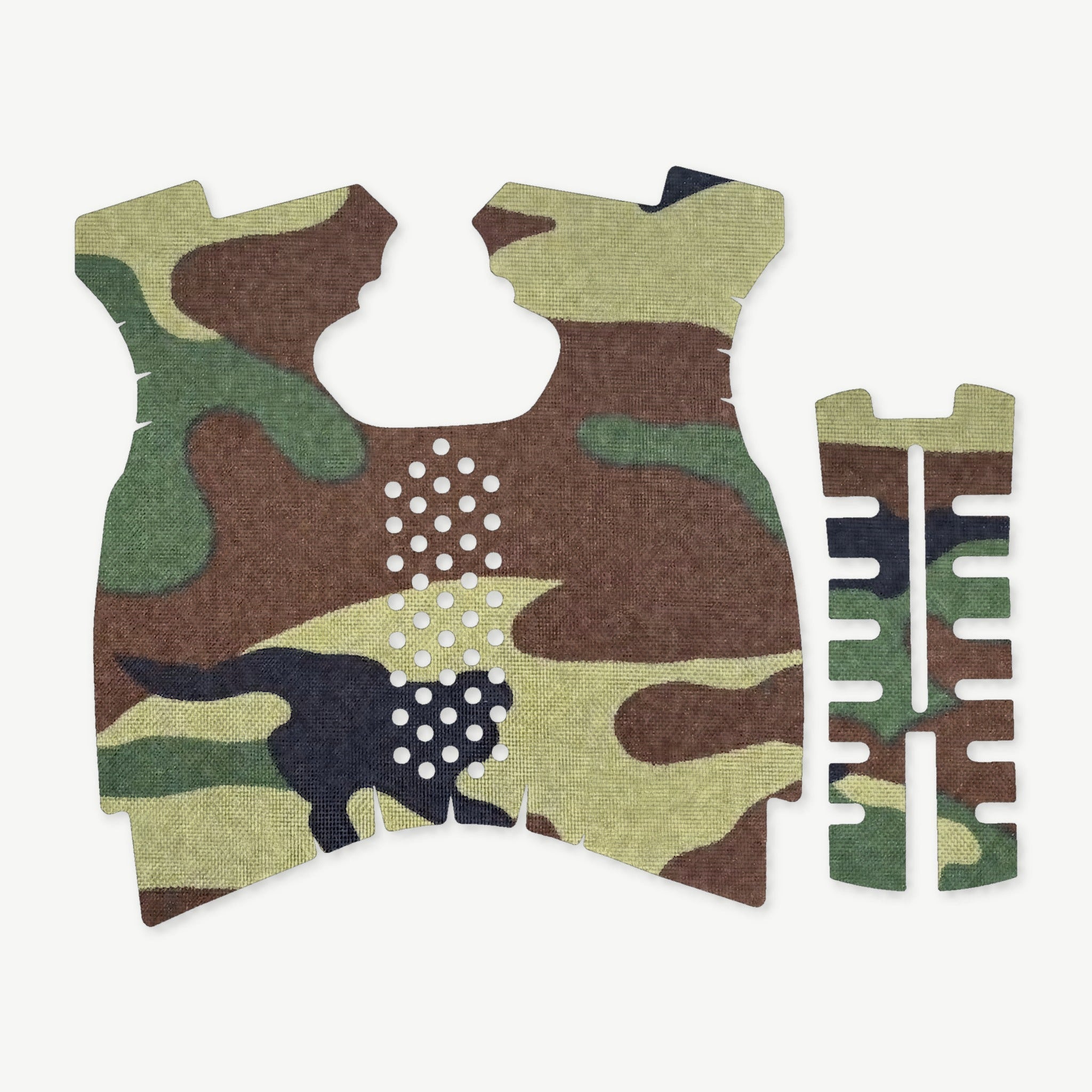 Grip Kit for Springfield XDM 9mm/.40 S&W (Full Size) - die-cut Cordura 1000D kit pieces in M81 Woodland - Combat Textiles