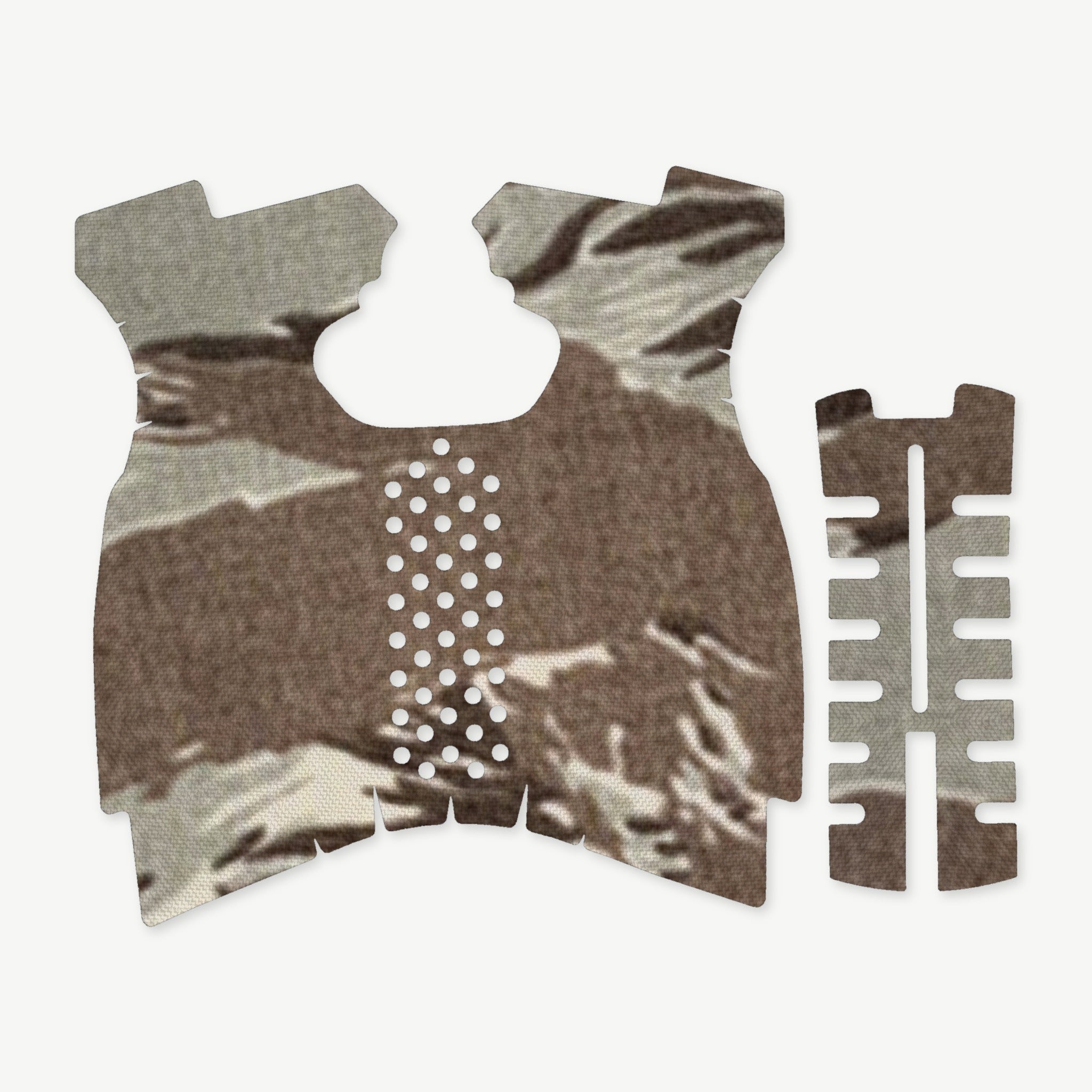 Grip Kit for Springfield XDM 9mm/.40 S&W (Full Size) - die-cut Cordura 1000D kit pieces in Tiger Stripe (ABU) - Combat Textiles