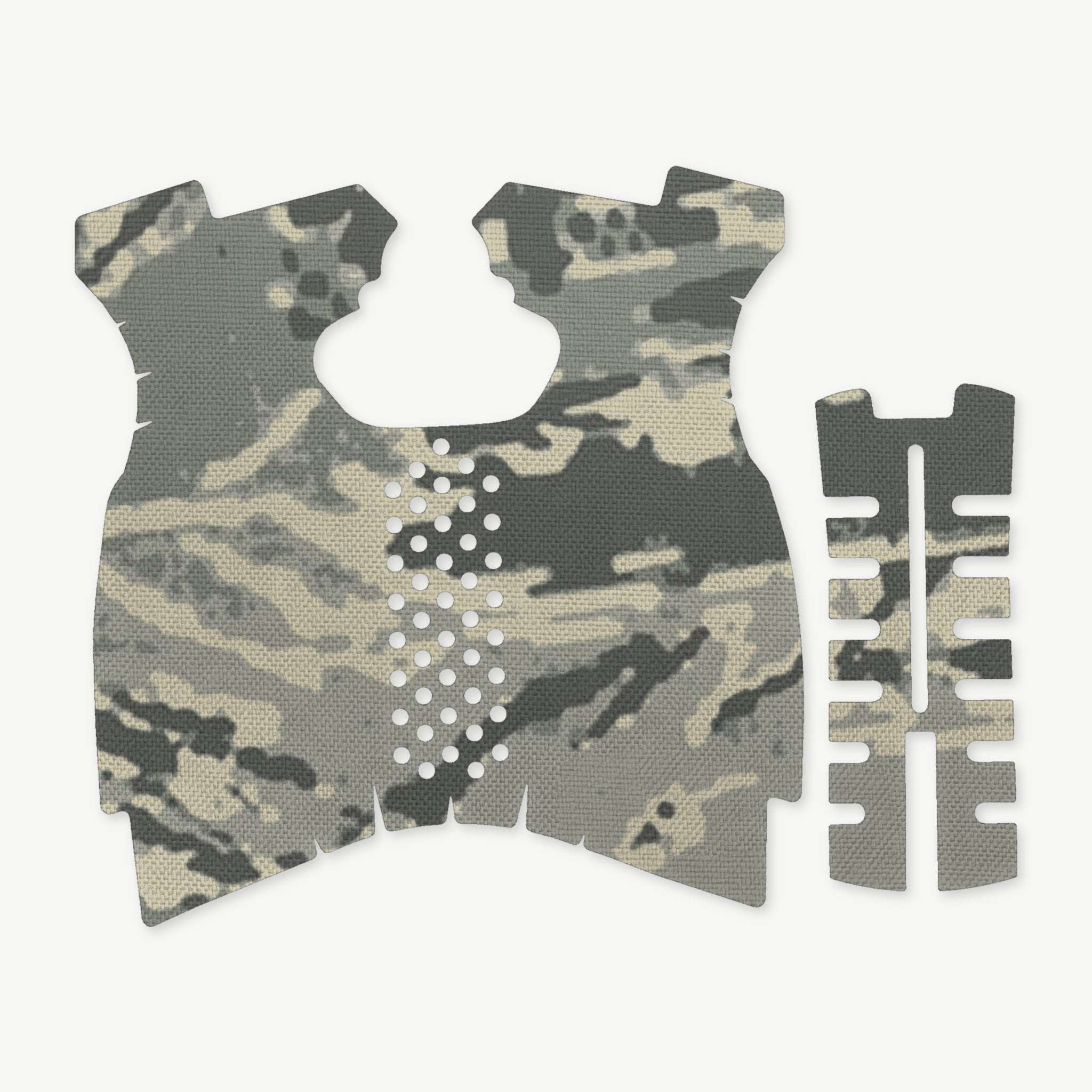 Grip Kit for Springfield XDM 9mm/.40 S&W (Full Size) - die-cut Cordura 1000D kit pieces in Tiger Stripe (ABU) - Combat Textiles