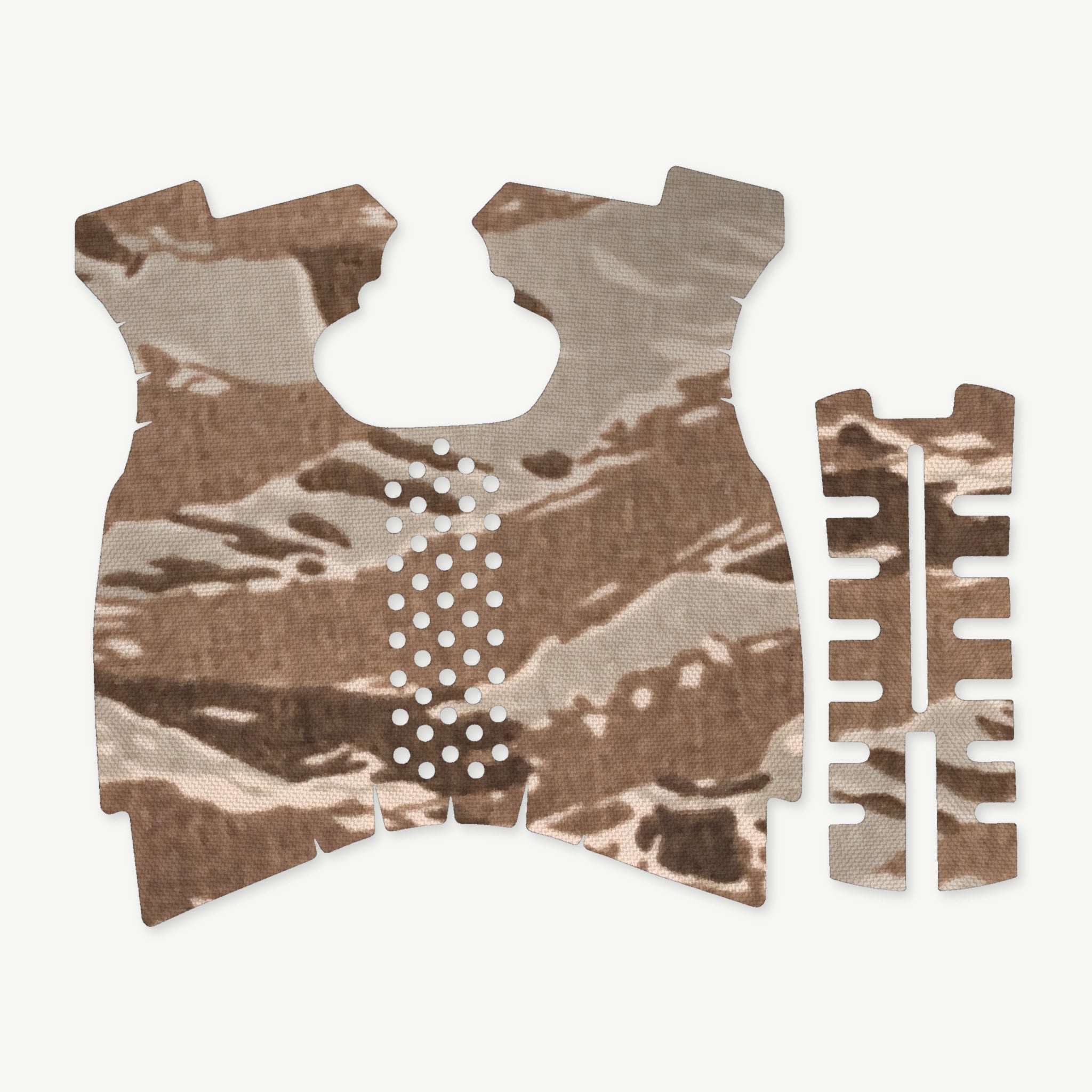 Grip Kit for Springfield XDM 9mm/.40 S&W (Full Size) - die-cut Cordura 1000D kit pieces in Tiger Stripe (Desert) - Combat Textiles