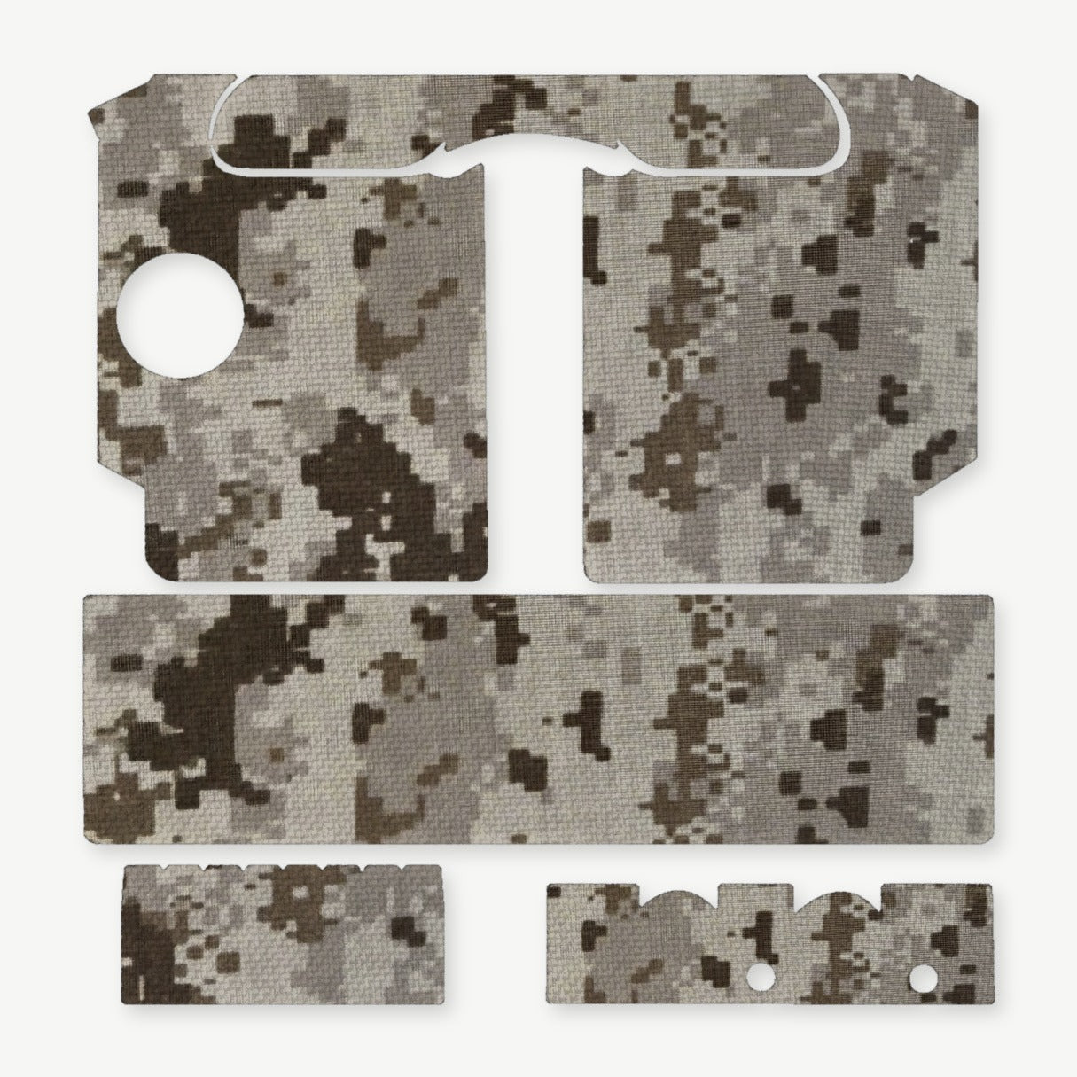 Light Wrap Kit for SureFire X400/X400U - die-cut Cordura 1000D kit pieces in ACU (Desert) - Combat Textiles