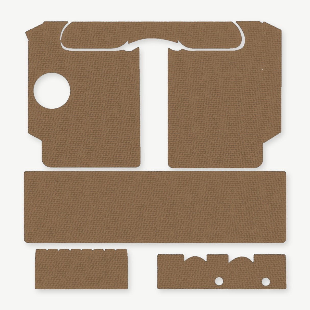 Light Wrap Kit for SureFire X400/X400U - die-cut Cordura 1000D kit pieces in Coyote - Combat Textiles