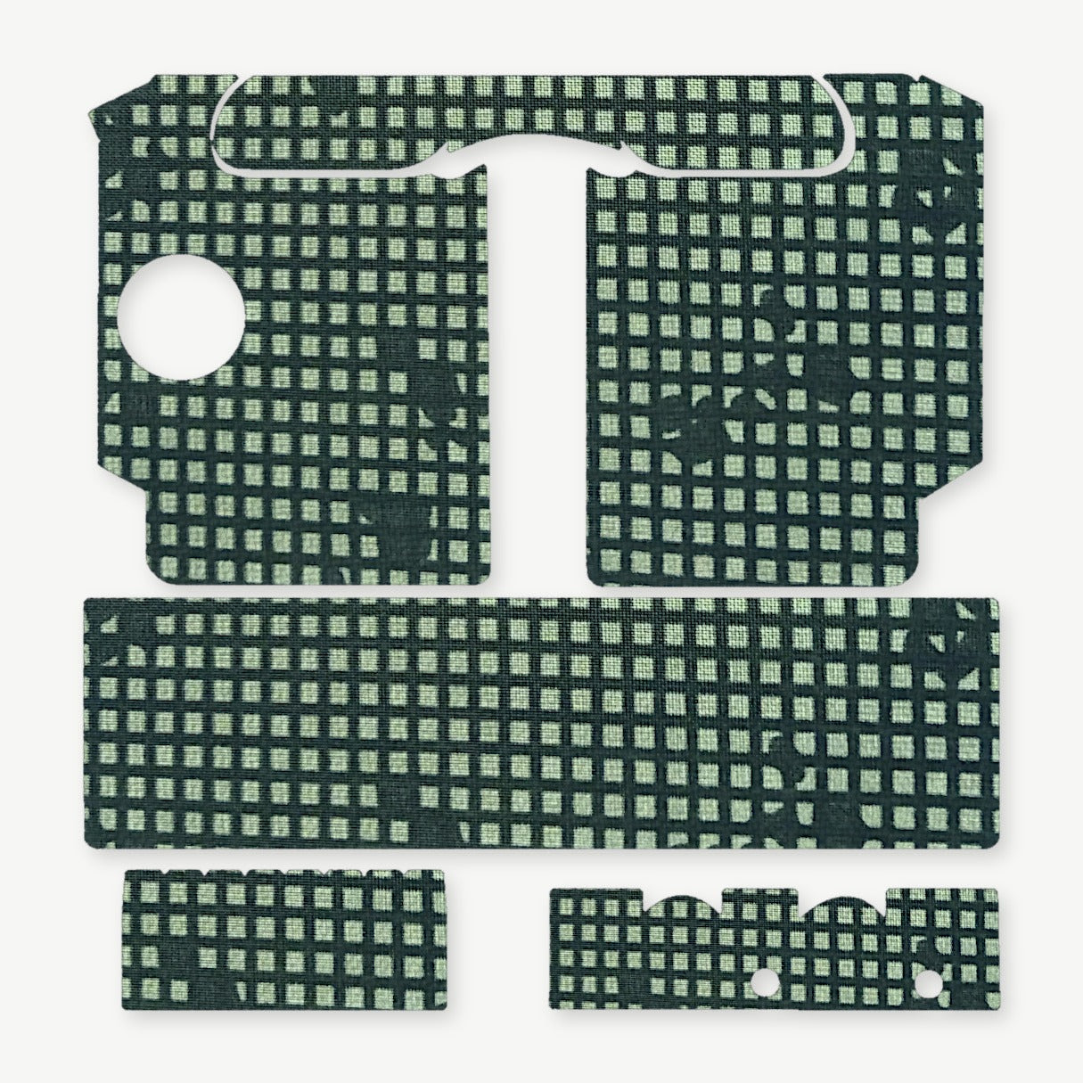 Light Wrap Kit for SureFire X400/X400U - die-cut Cordura 1000D kit pieces in Desert Night Camo - Combat Textiles