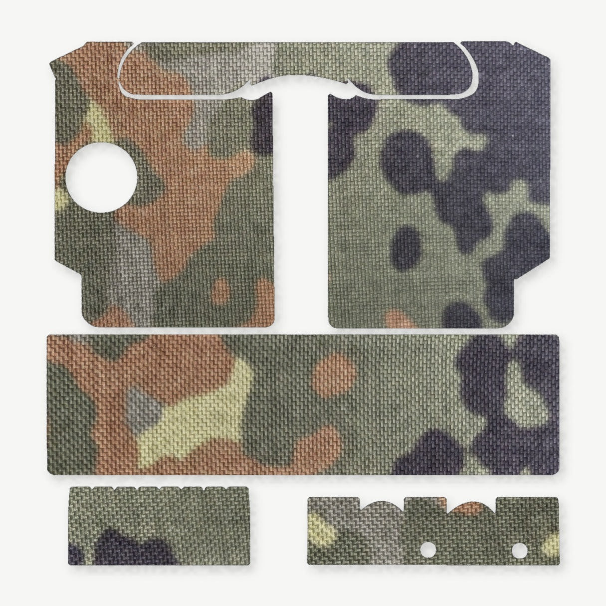 Light Wrap Kit for SureFire X400/X400U - die-cut Cordura 1000D kit pieces in Flecktarn - Combat Textiles