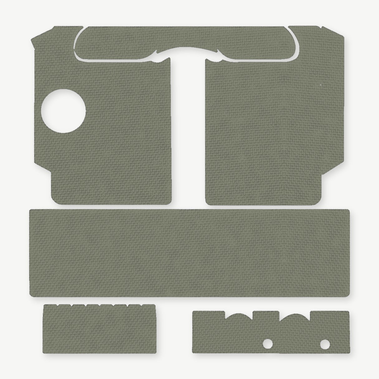 Light Wrap Kit for SureFire X400/X400U - die-cut Cordura 1000D kit pieces in OD Green - Combat Textiles