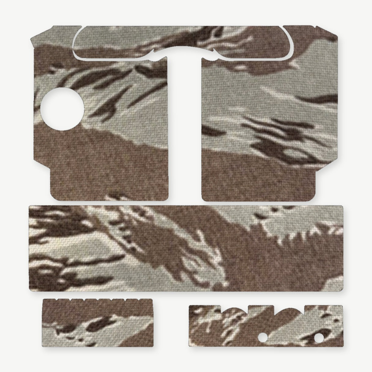 Light Wrap Kit for SureFire X400/X400U - die-cut Cordura 1000D kit pieces in Tiger Stripe (ABU) - Combat Textiles