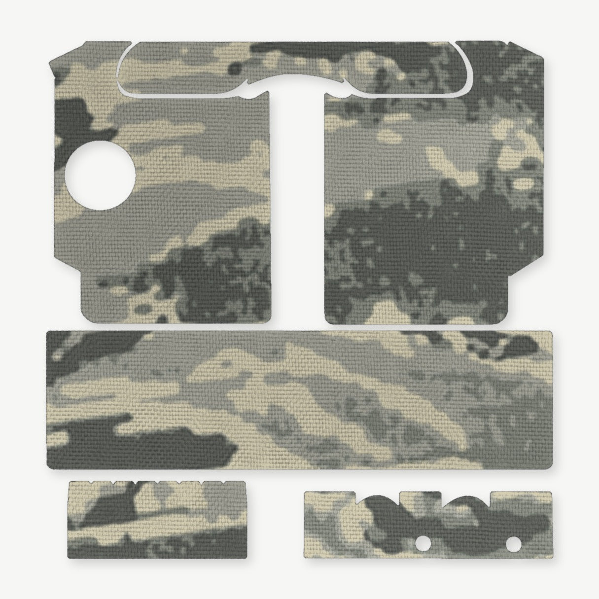 Light Wrap Kit for SureFire X400/X400U - die-cut Cordura 1000D kit pieces in Tiger Stripe (ABU) - Combat Textiles