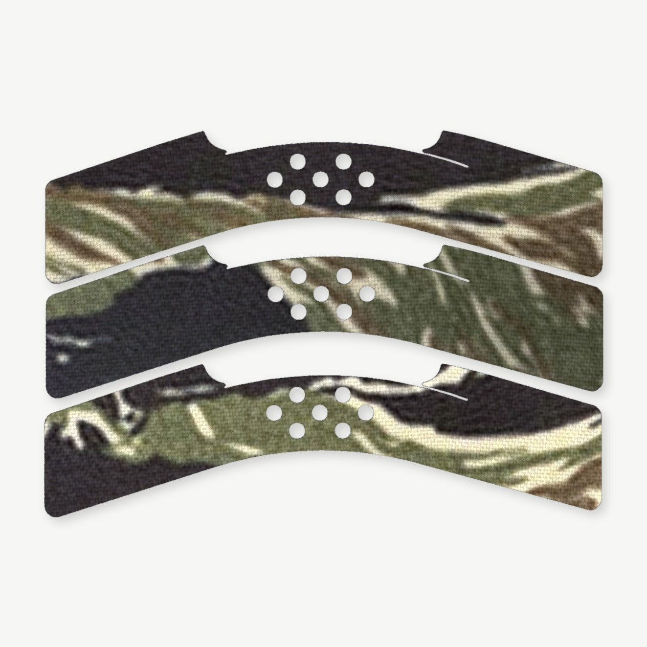 Mag Wrap Kit for Springfield Hellcat (13-Round Extended Magazine) - die-cut Cordura 1000D kit pieces in Tiger Stripe (Green/Black) - Combat Textiles