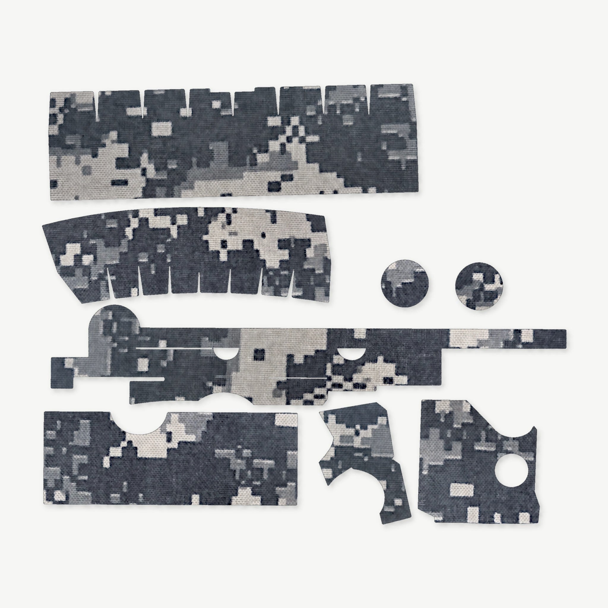 Optic Wrap Kit for Trijicon ACOG TA33 (3x30) - die-cut Cordura 1000D kit pieces in ACU - Combat Textiles