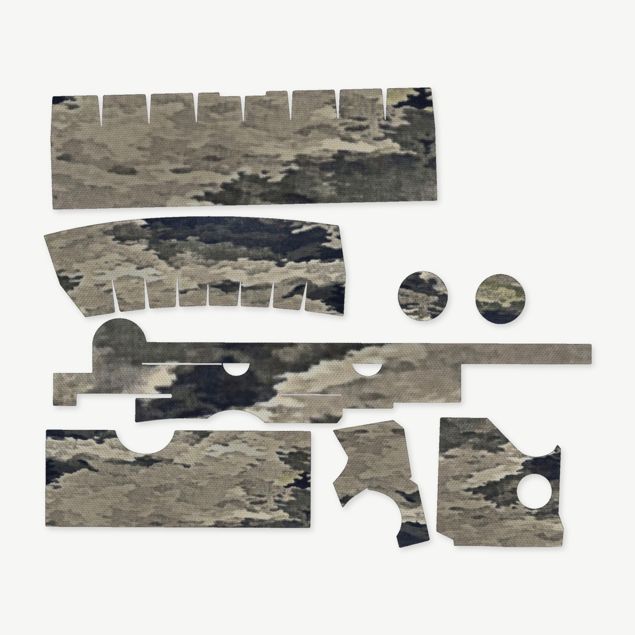 Optic Wrap Kit for Trijicon ACOG TA33 (3x30) - die-cut Cordura 1000D kit pieces in A-TACS iX - Combat Textiles