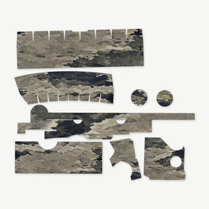 Optic Wrap Kit for Trijicon ACOG TA33 (3x30) - die-cut Cordura 1000D kit pieces in A-TACS iX - Combat Textiles