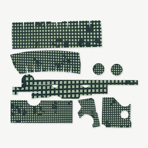 Optic Wrap Kit for Trijicon ACOG TA33 (3x30) - die-cut Cordura 1000D kit pieces in Desert Night Camo - Combat Textiles