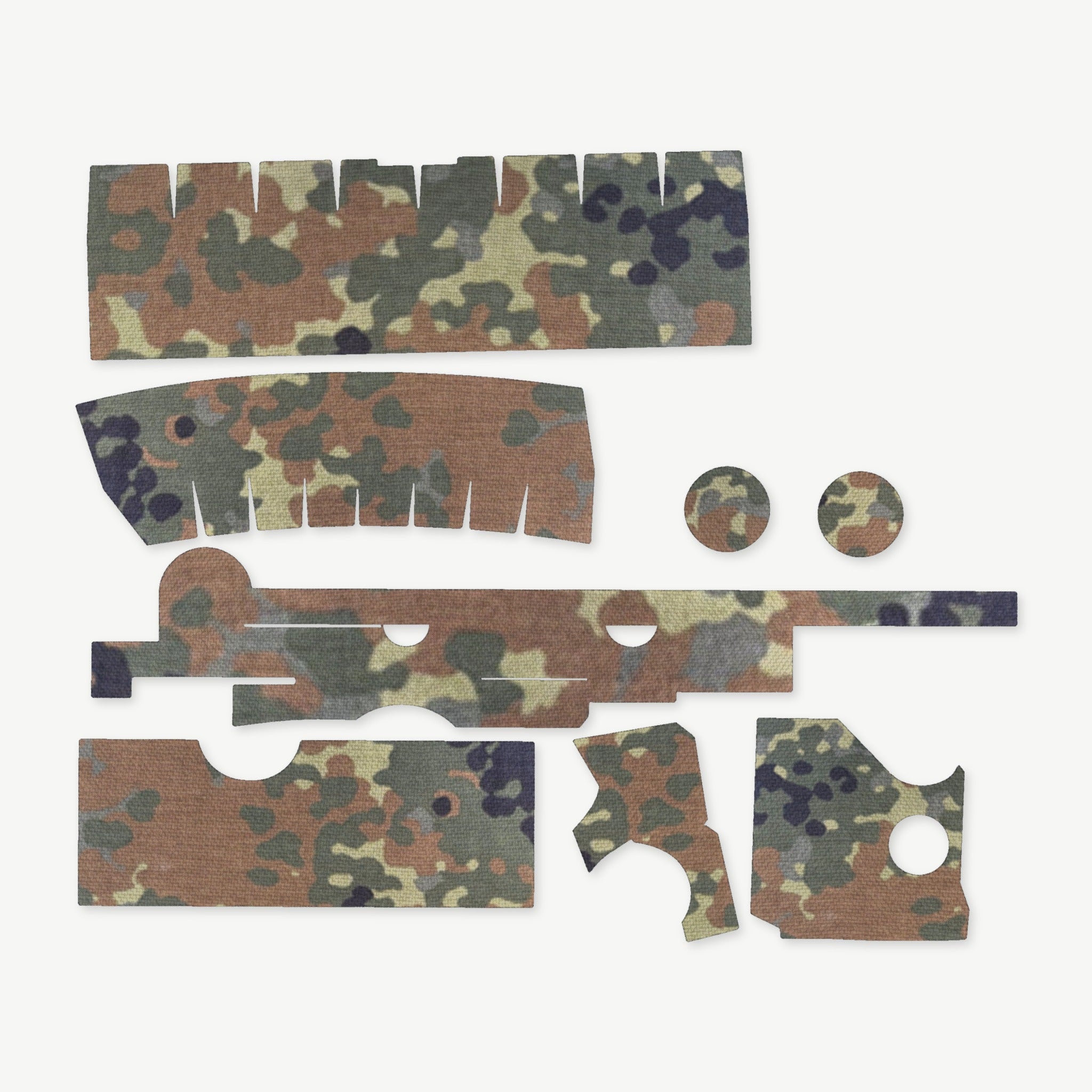 Optic Wrap Kit for Trijicon ACOG TA33 (3x30) - die-cut Cordura 1000D kit pieces in Flecktarn - Combat Textiles