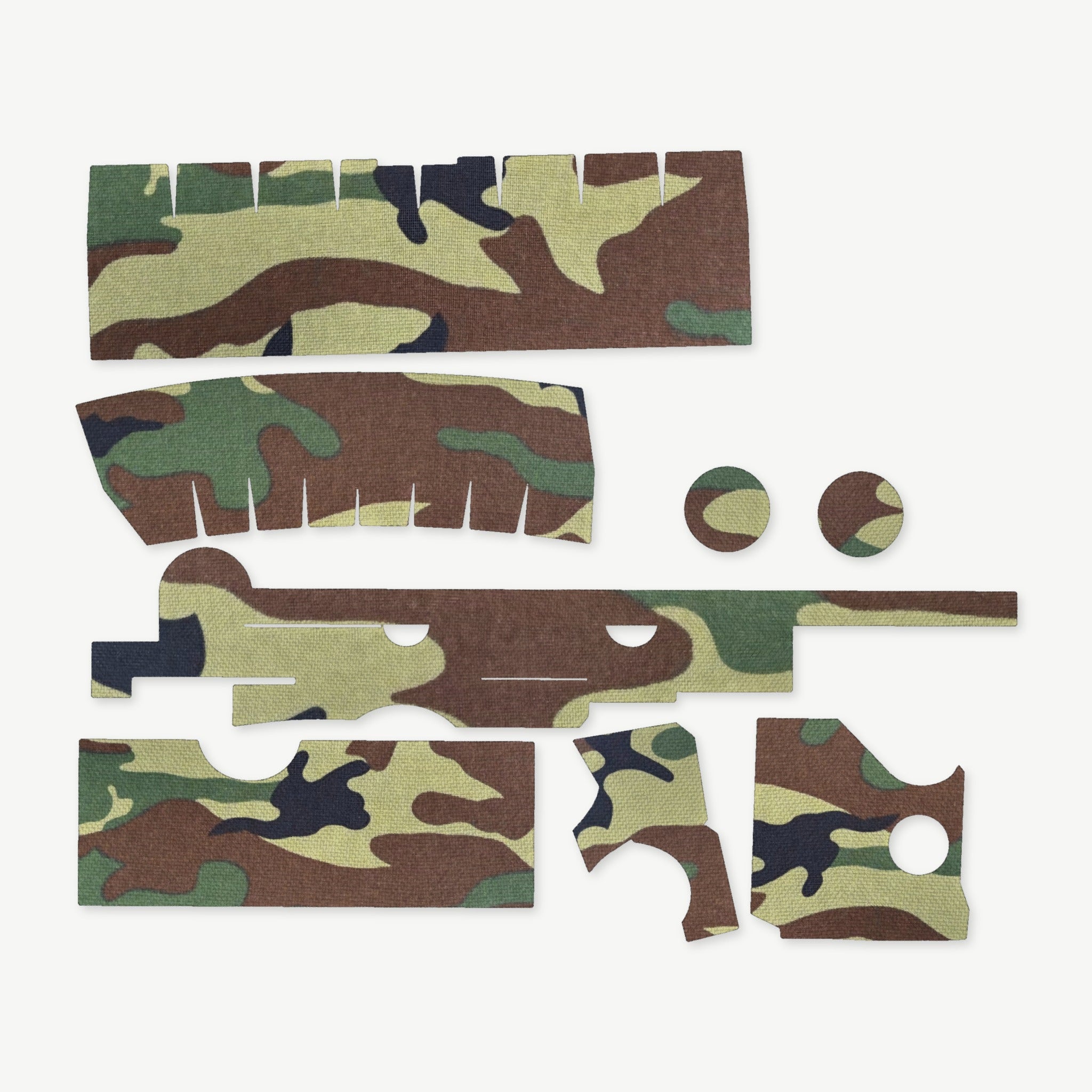 Optic Wrap Kit for Trijicon ACOG TA33 (3x30) - die-cut Cordura 1000D kit pieces in M81 Woodland - Combat Textiles