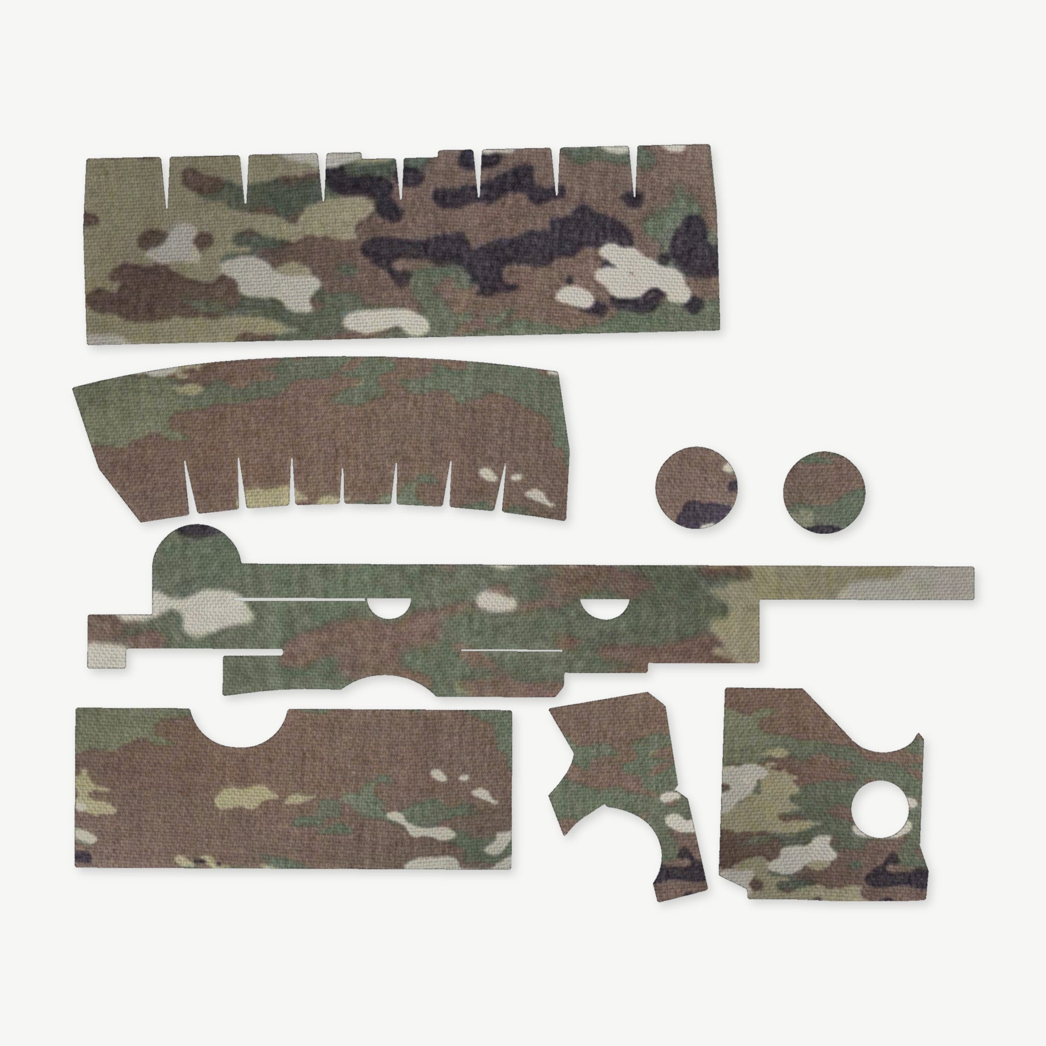 Optic Wrap Kit for Trijicon ACOG TA33 (3x30) - die-cut Cordura 1000D kit pieces in MultiCam - Combat Textiles