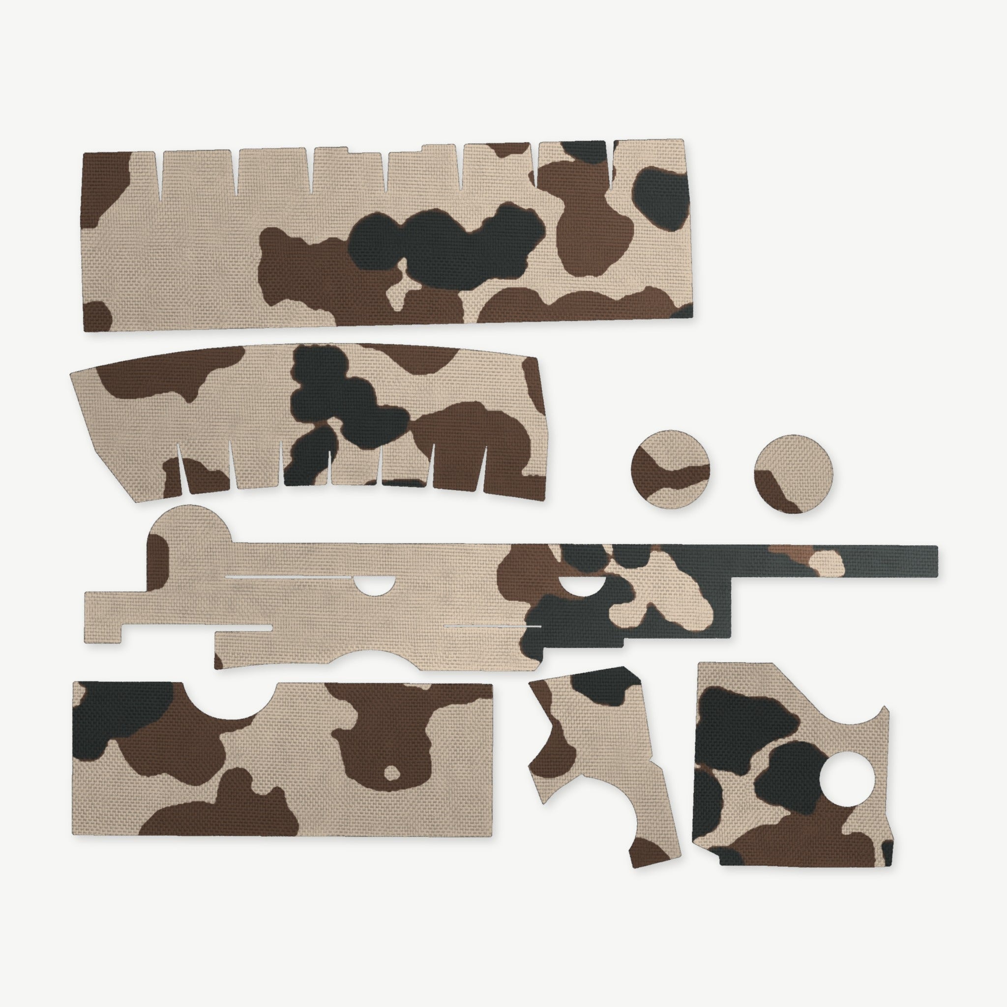 Optic Wrap Kit for Trijicon ACOG TA33 (3x30) - die-cut Cordura 1000D kit pieces in Tropentarn - Combat Textiles