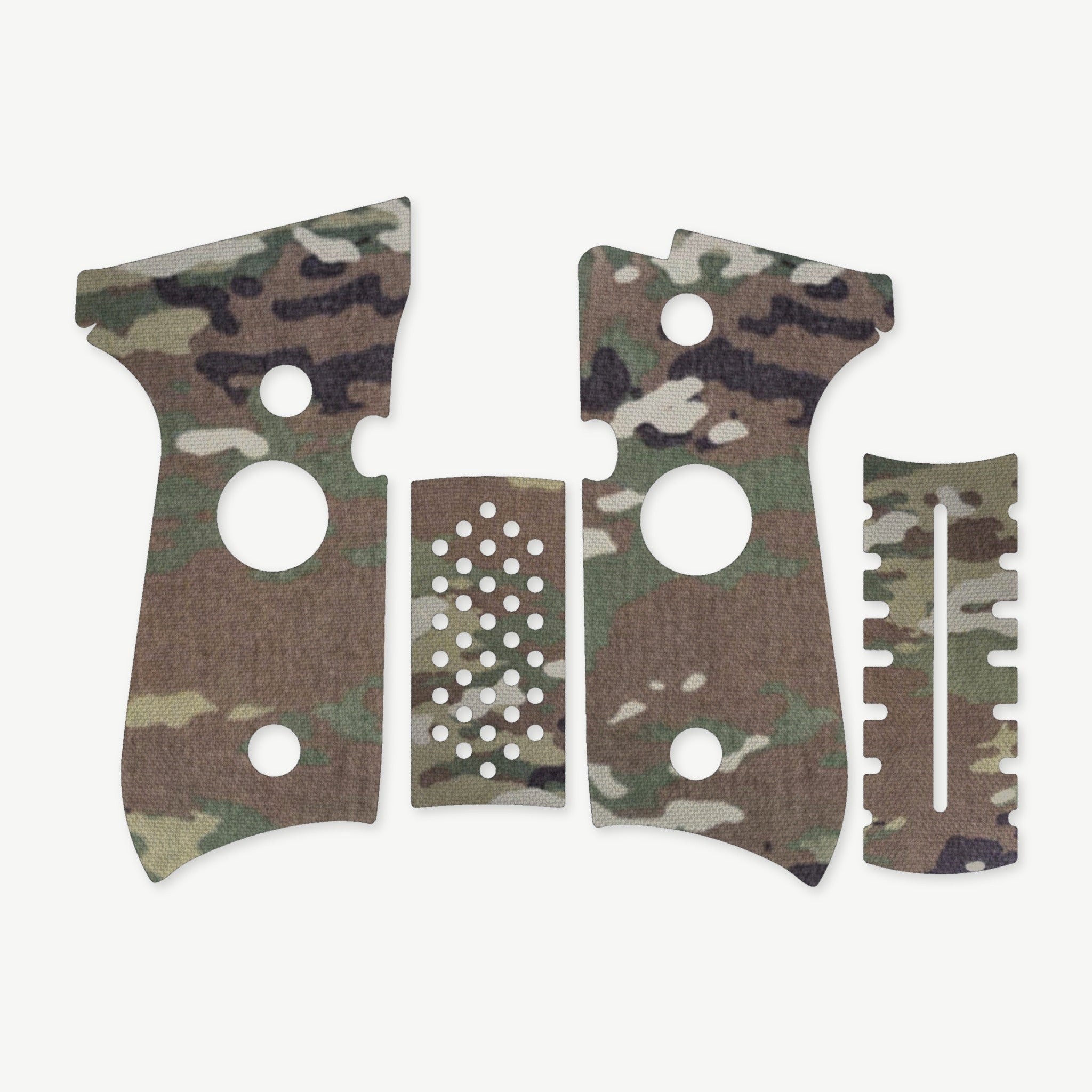 Grip Kit for Beretta 92FS - die-cut Cordura 1000D kit pieces in MultiCam - Combat Textiles