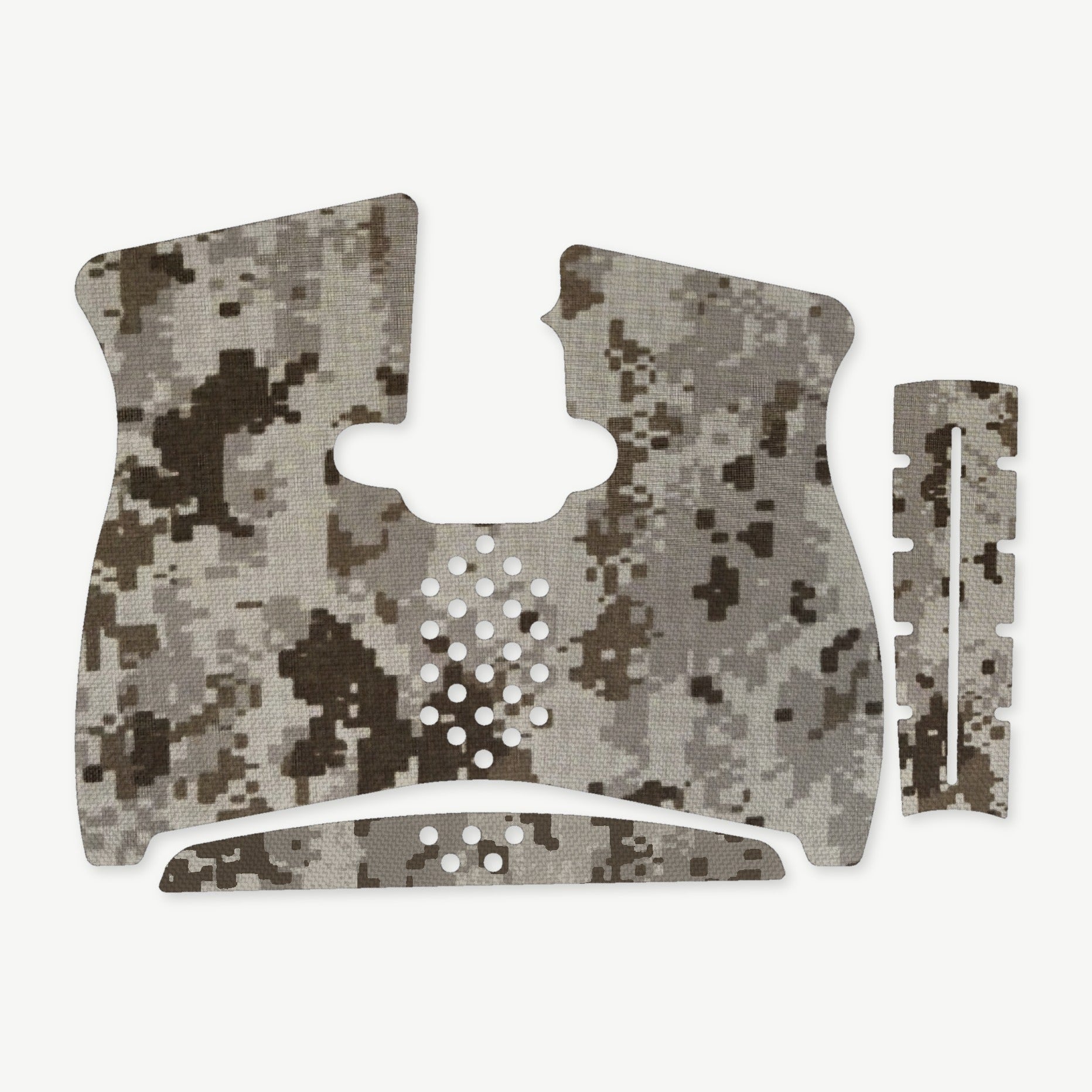 Grip Kit for Taurus G2C - die-cut Cordura 1000D kit pieces in ACU (Desert) - Combat Textiles