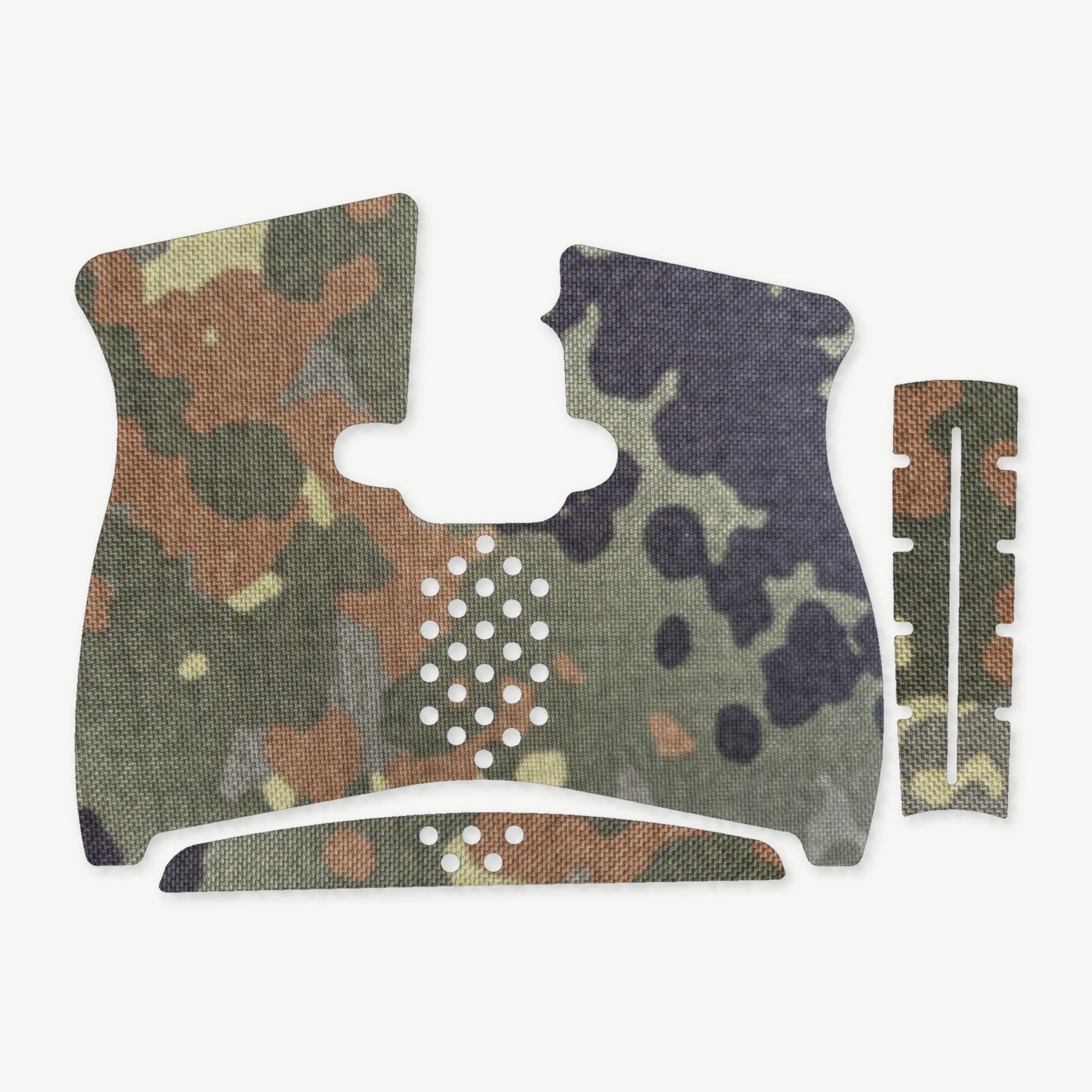 Grip Kit for Taurus G2C - die-cut Cordura 1000D kit pieces in Flecktarn - Combat Textiles