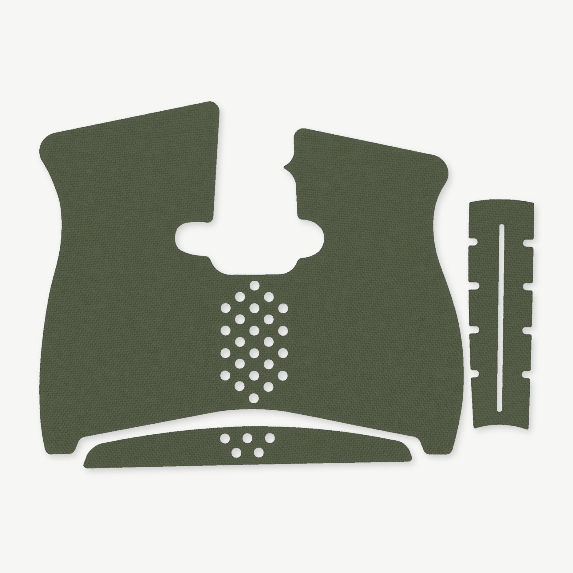 Grip Kit for Taurus G2C - die-cut Cordura 1000D kit pieces in Ranger Green - Combat Textiles