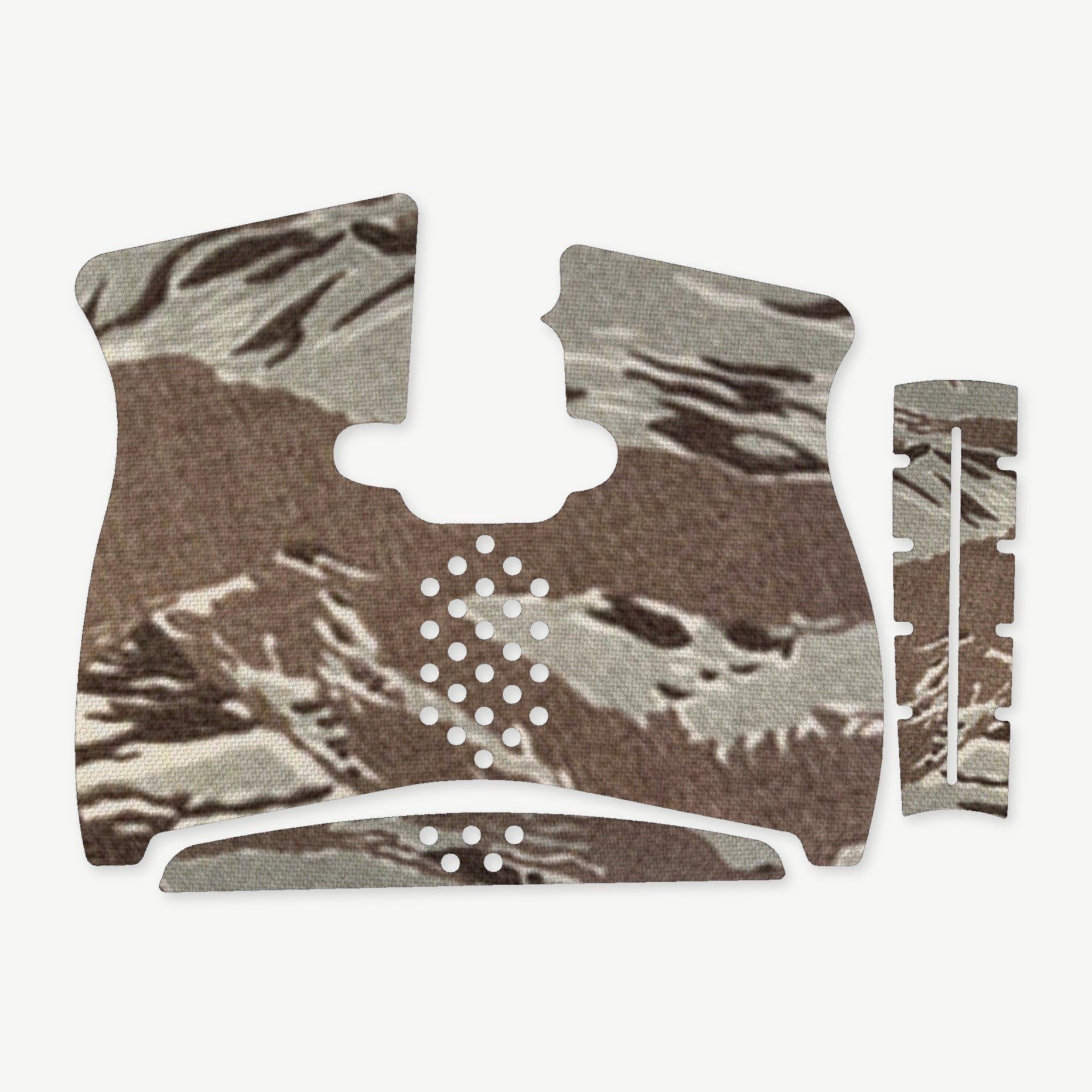 Grip Kit for Taurus G2C - die-cut Cordura 1000D kit pieces in Tiger Stripe (ABU) - Combat Textiles