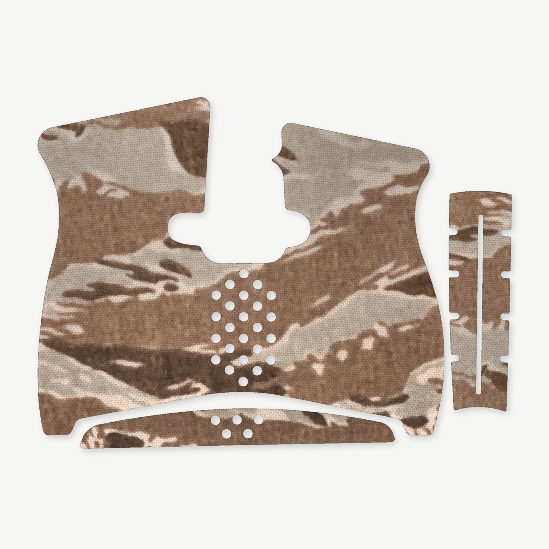 Grip Kit for Taurus G2C - die-cut Cordura 1000D kit pieces in Tiger Stripe (Desert) - Combat Textiles