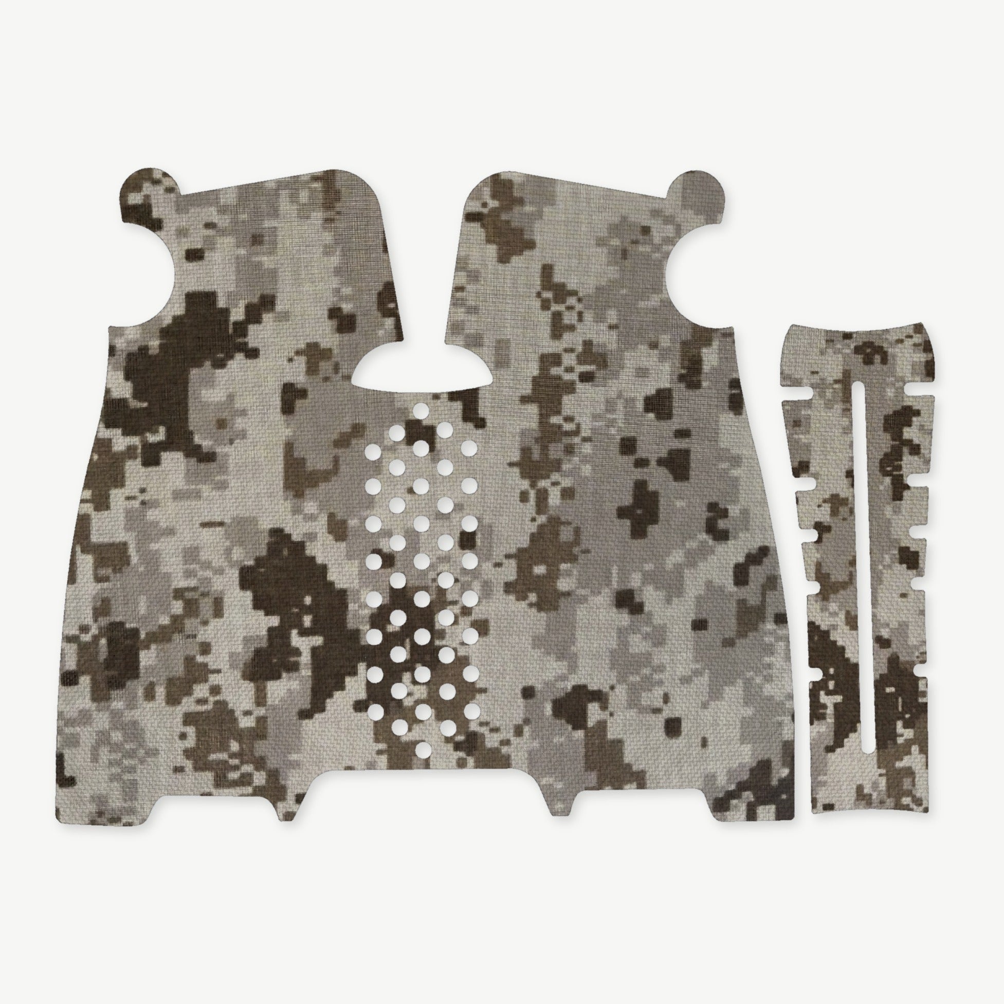 Grip Kit for Magpul MOE K2-XL - die-cut Cordura 1000D kit pieces in ACU (Desert) - Combat Textiles