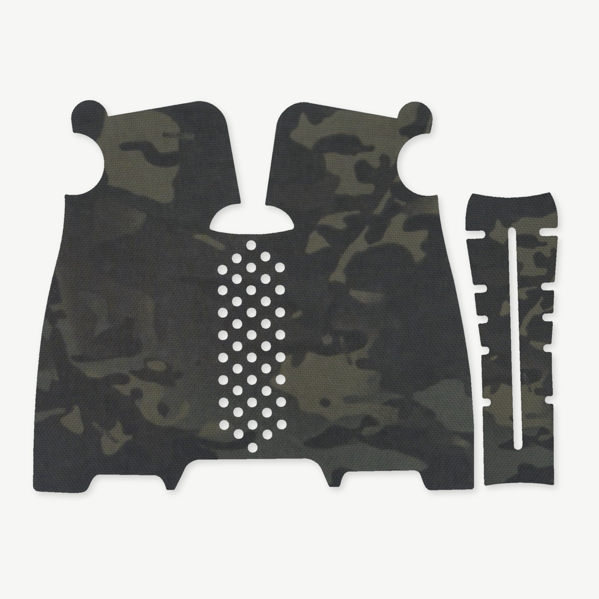 Grip Kit for Magpul MOE K2-XL - die-cut Cordura 1000D kit pieces in MultiCam Black - Combat Textiles