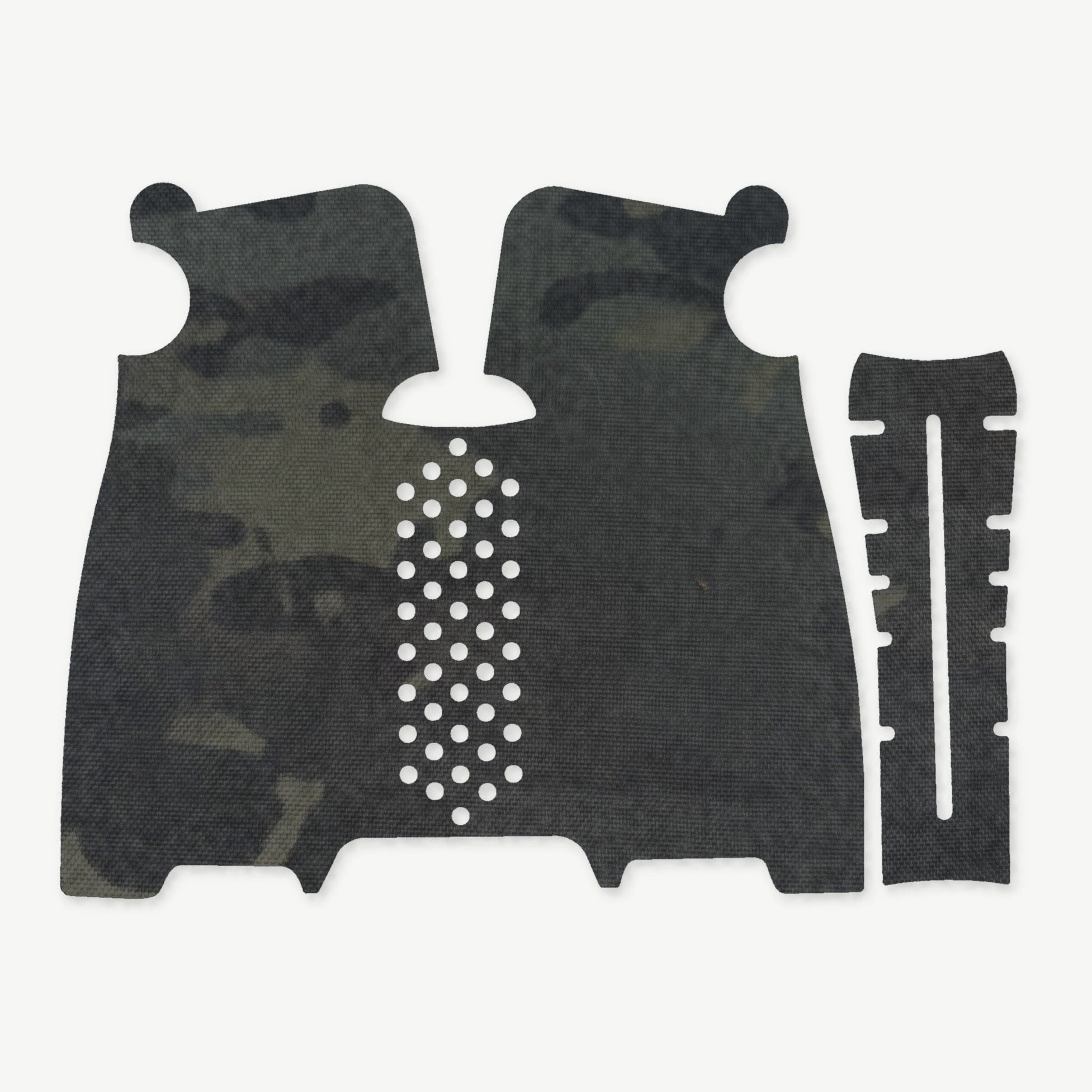 Grip Kit for Magpul MOE K2-XL - die-cut Cordura 1000D kit pieces in MultiCam Black - Combat Textiles