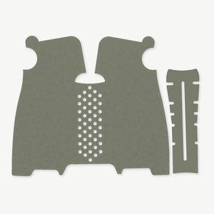 Grip Kit for Magpul MOE K2-XL - die-cut Cordura 1000D kit pieces in OD Green - Combat Textiles
