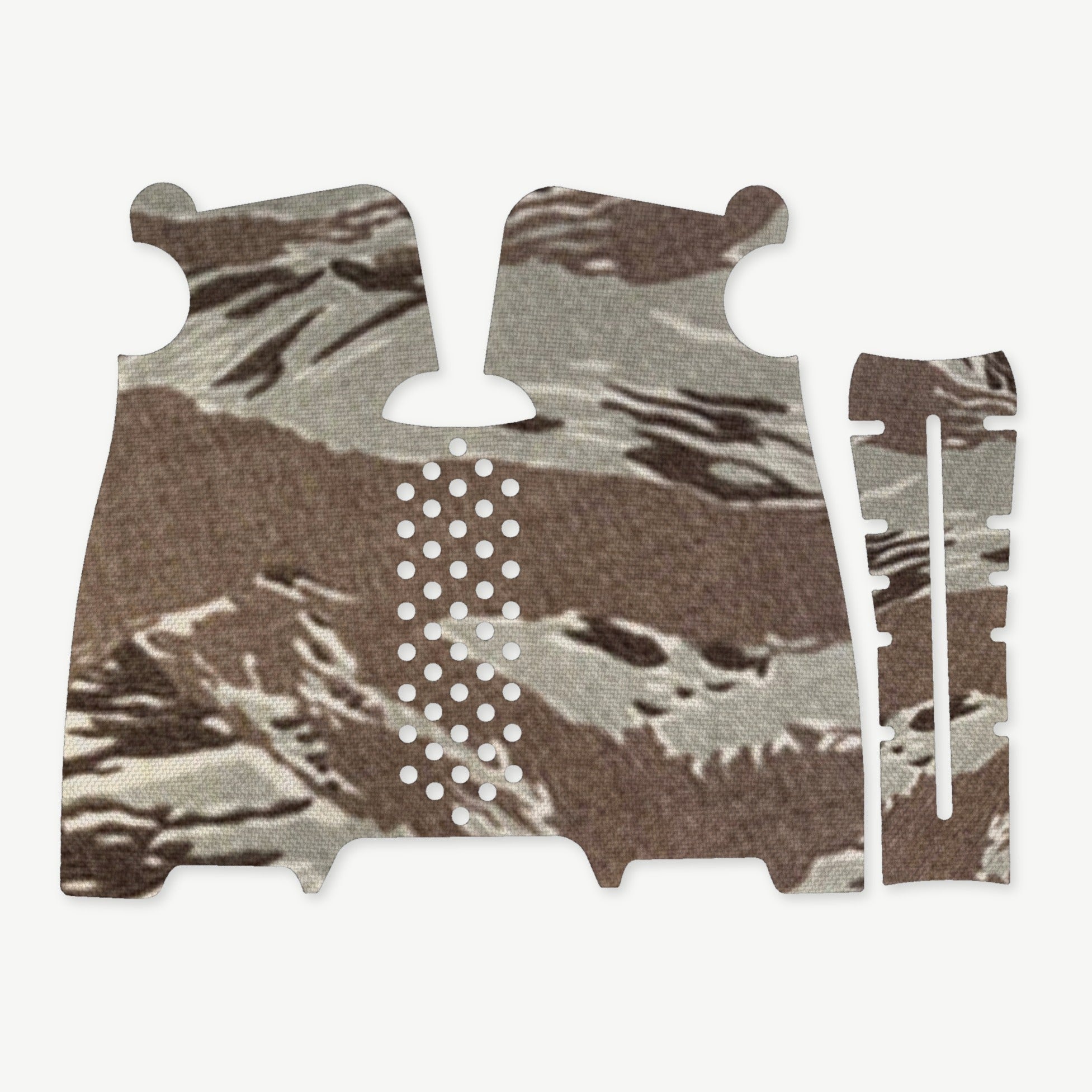 Grip Kit for Magpul MOE K2-XL - die-cut Cordura 1000D kit pieces in Tiger Stripe (ABU) - Combat Textiles