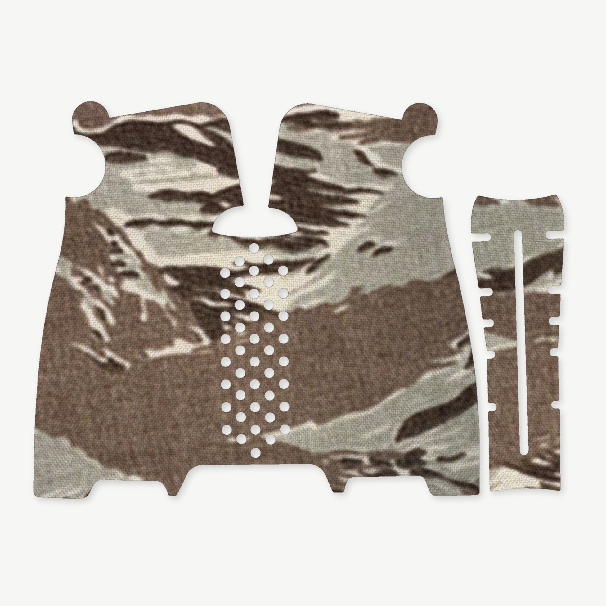 Grip Kit for Magpul MOE K2-XL - die-cut Cordura 1000D kit pieces in Tiger Stripe (ABU) - Combat Textiles