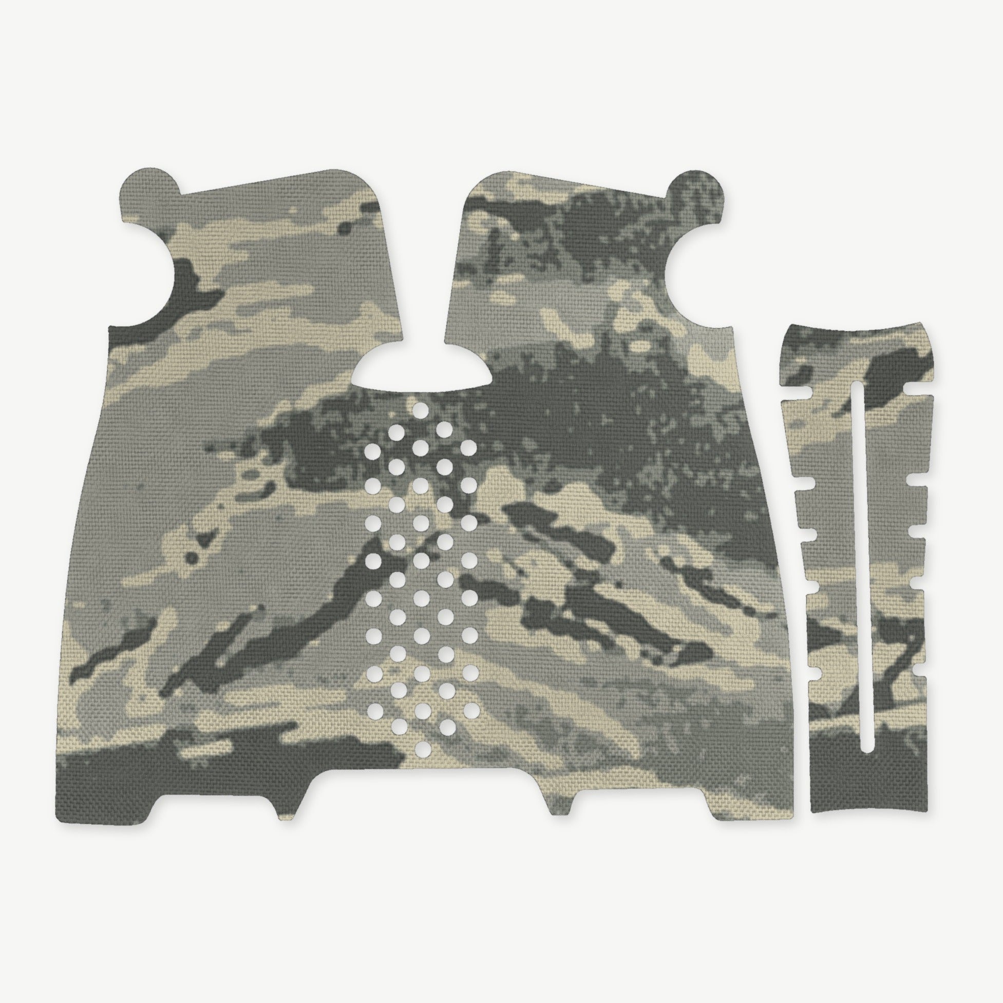 Grip Kit for Magpul MOE K2-XL - die-cut Cordura 1000D kit pieces in Tiger Stripe (ABU) - Combat Textiles