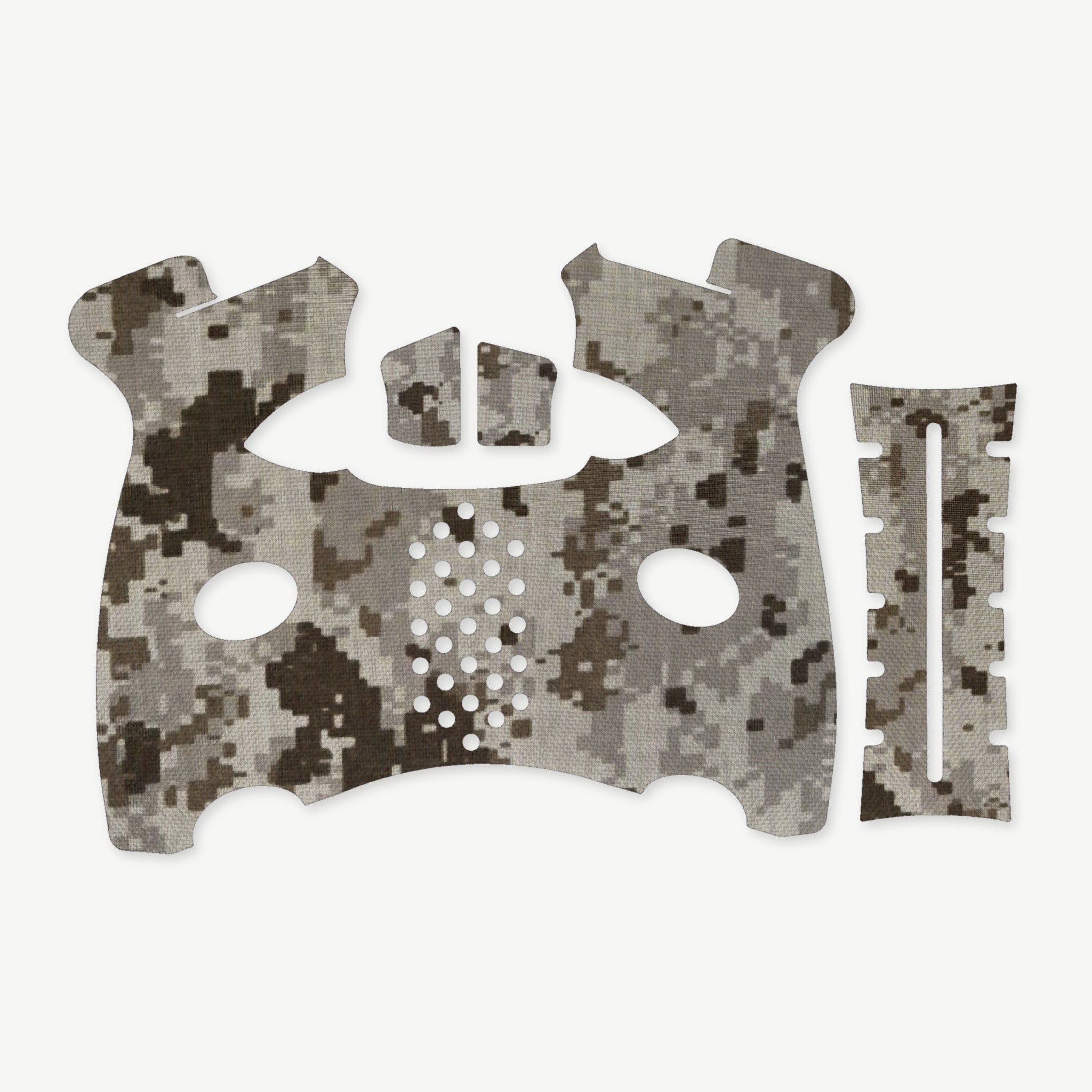 Grip Kit for FN 509M - die-cut Cordura 1000D kit pieces in ACU (Desert) - Combat Textiles
