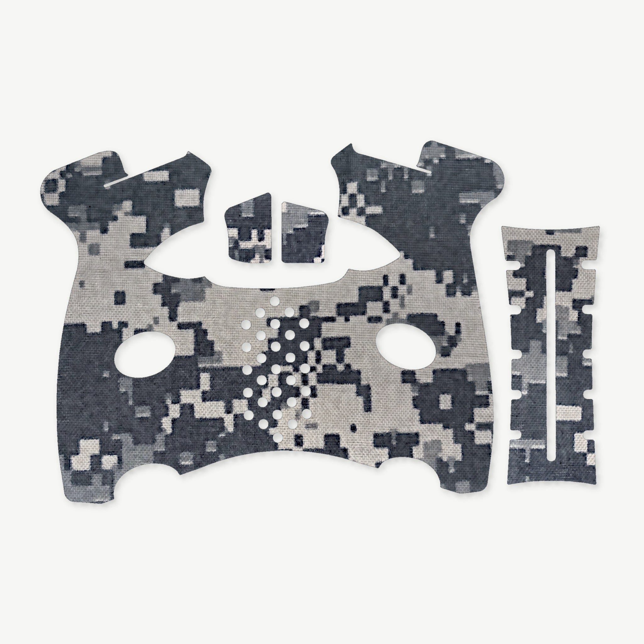 Grip Kit for FN 509M - die-cut Cordura 1000D kit pieces in ACU - Combat Textiles
