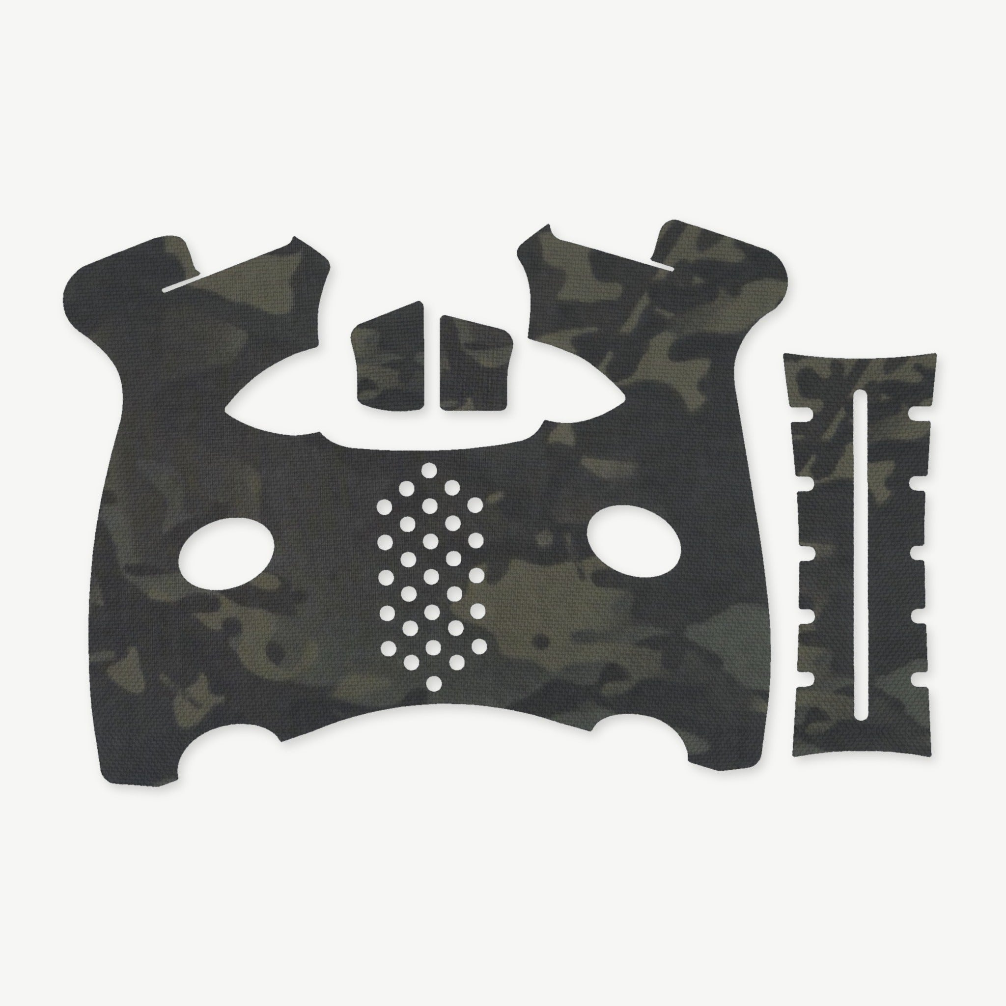 Grip Kit for FN 509M - die-cut Cordura 1000D kit pieces in MultiCam Black - Combat Textiles