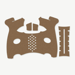 Grip Kit for FN 509M - die-cut Cordura 1000D kit pieces in Coyote - Combat Textiles